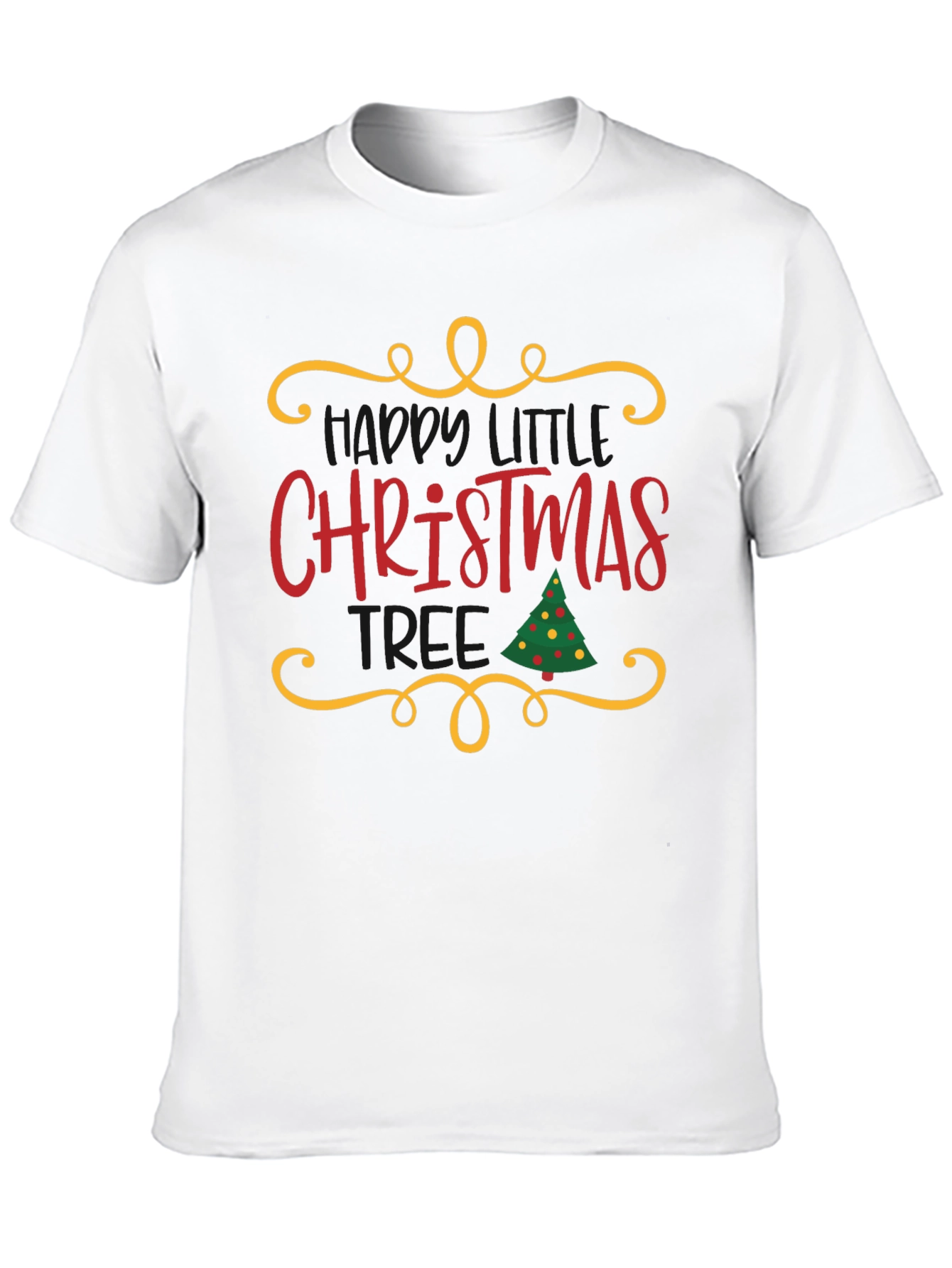 Merry Christmas Tree Graphic Tee