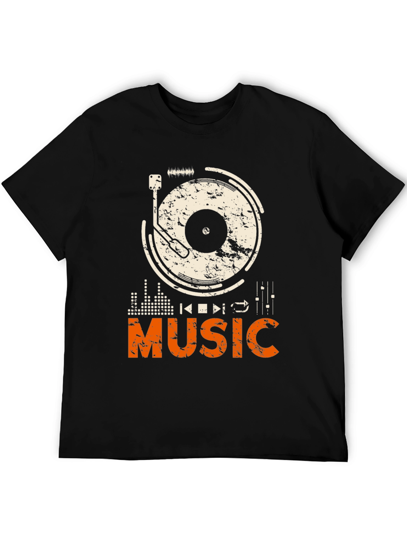 Music Graphic Print T-Shirt