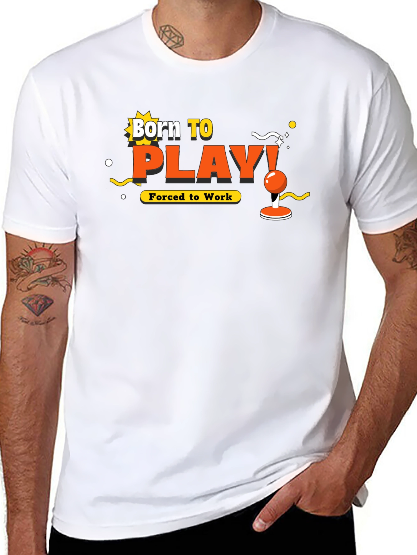 Born To Play T-Shirt - Gamer Graphic Tee