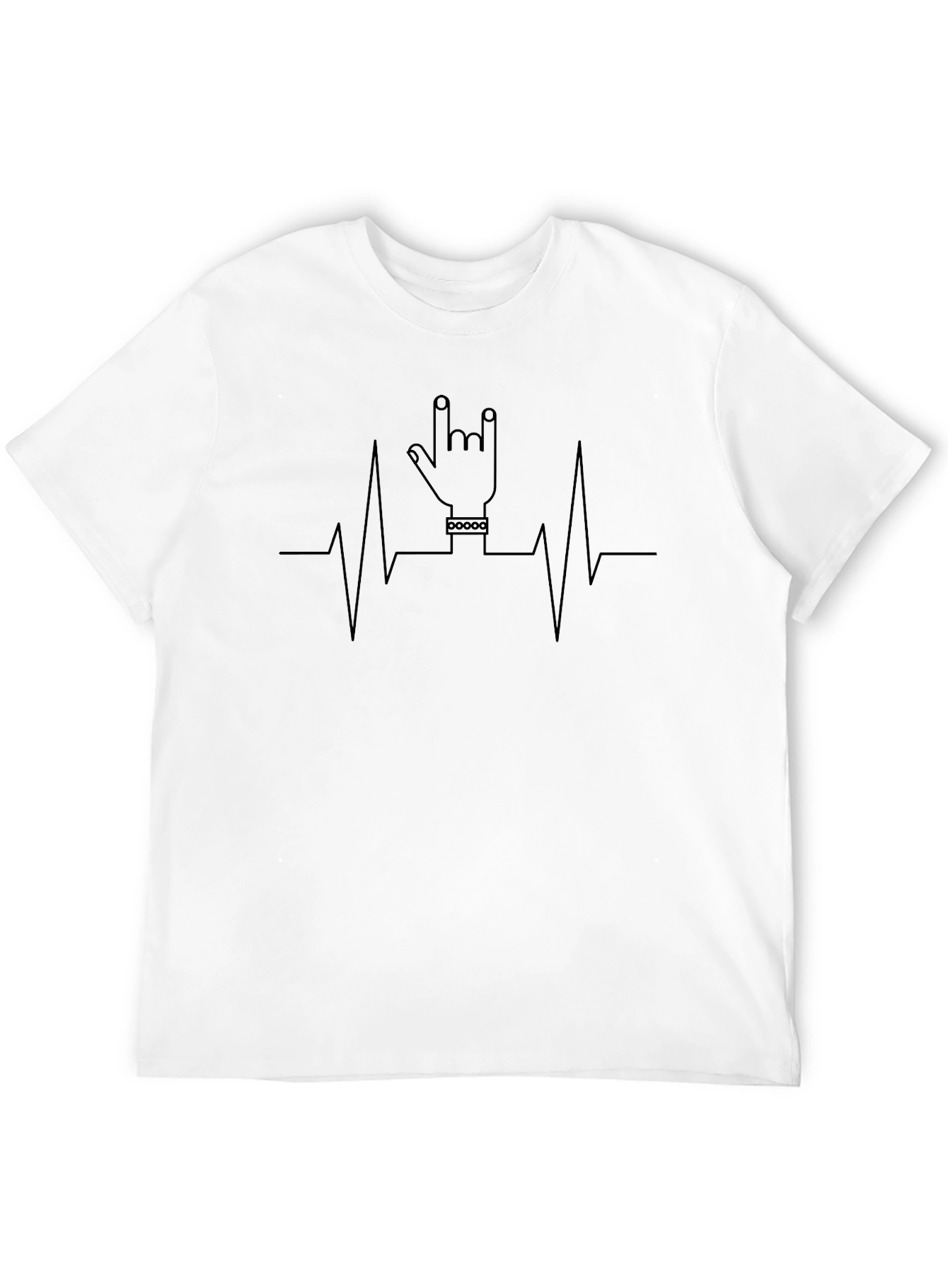 Rock On Heartbeat Graphic Tee