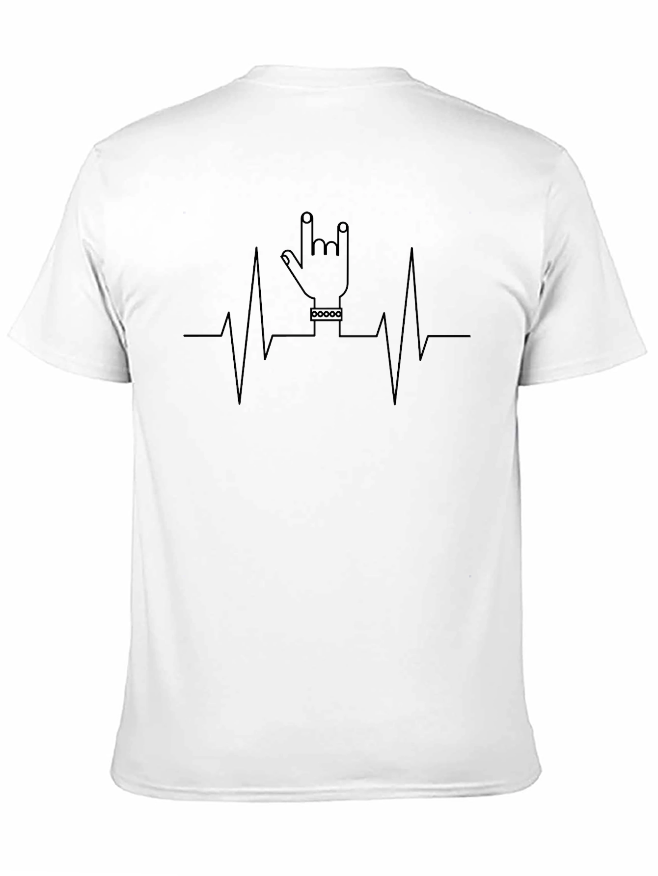 Rock On Heartbeat Graphic Tee