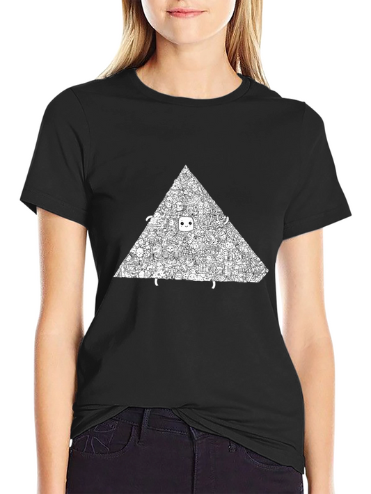 Graphic Print T-Shirt - Triangle Crowd