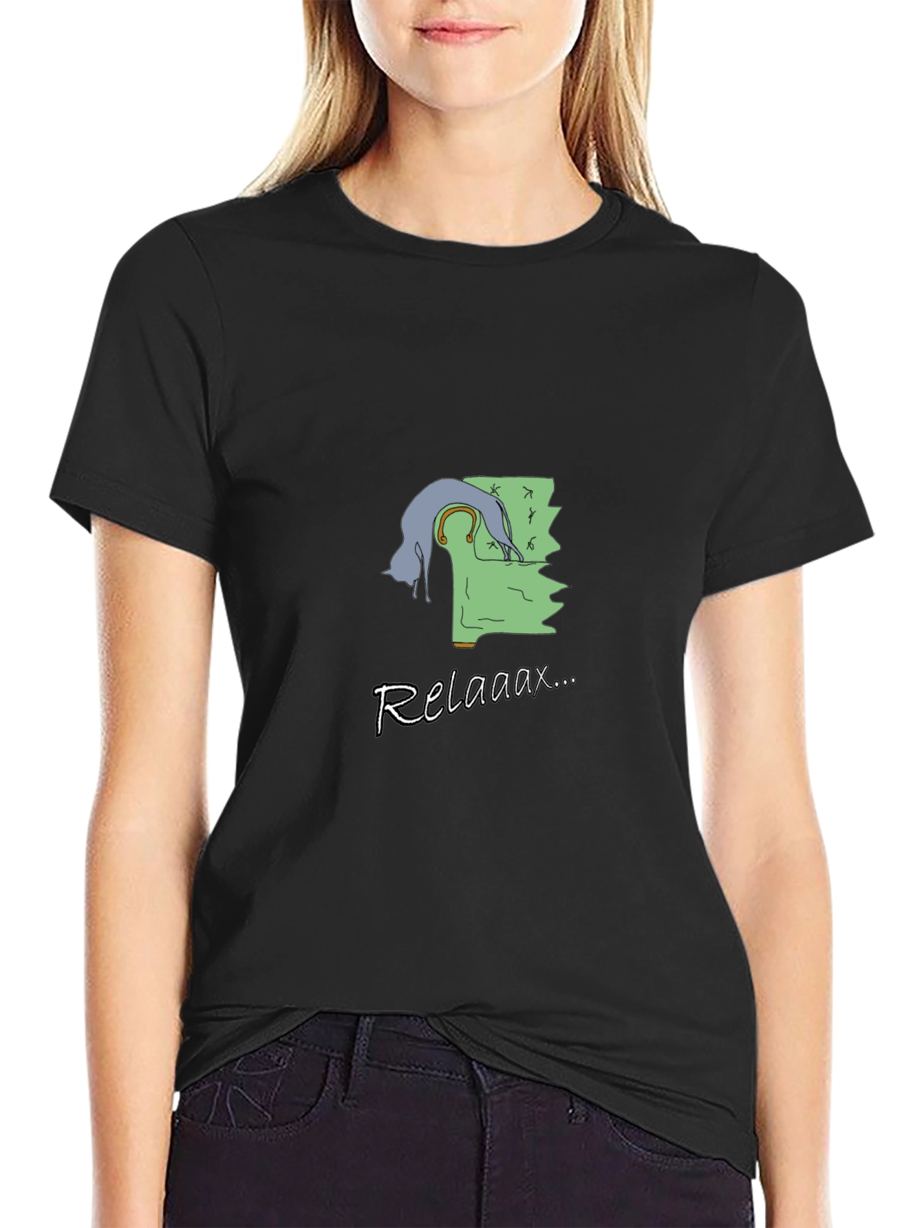 Relaxaaax Cat Couch T-Shirt