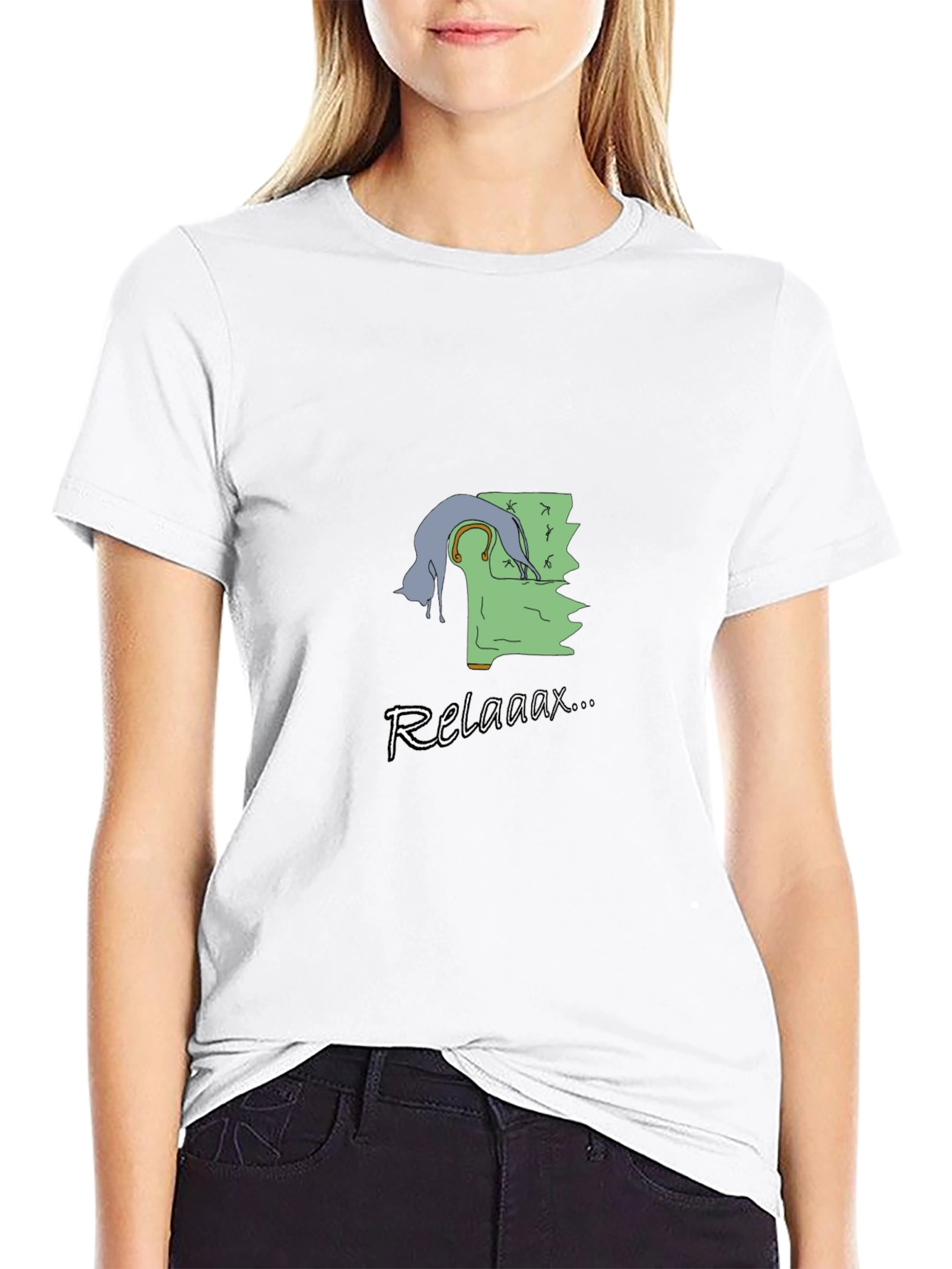 Relaxaaax Cat Couch T-Shirt