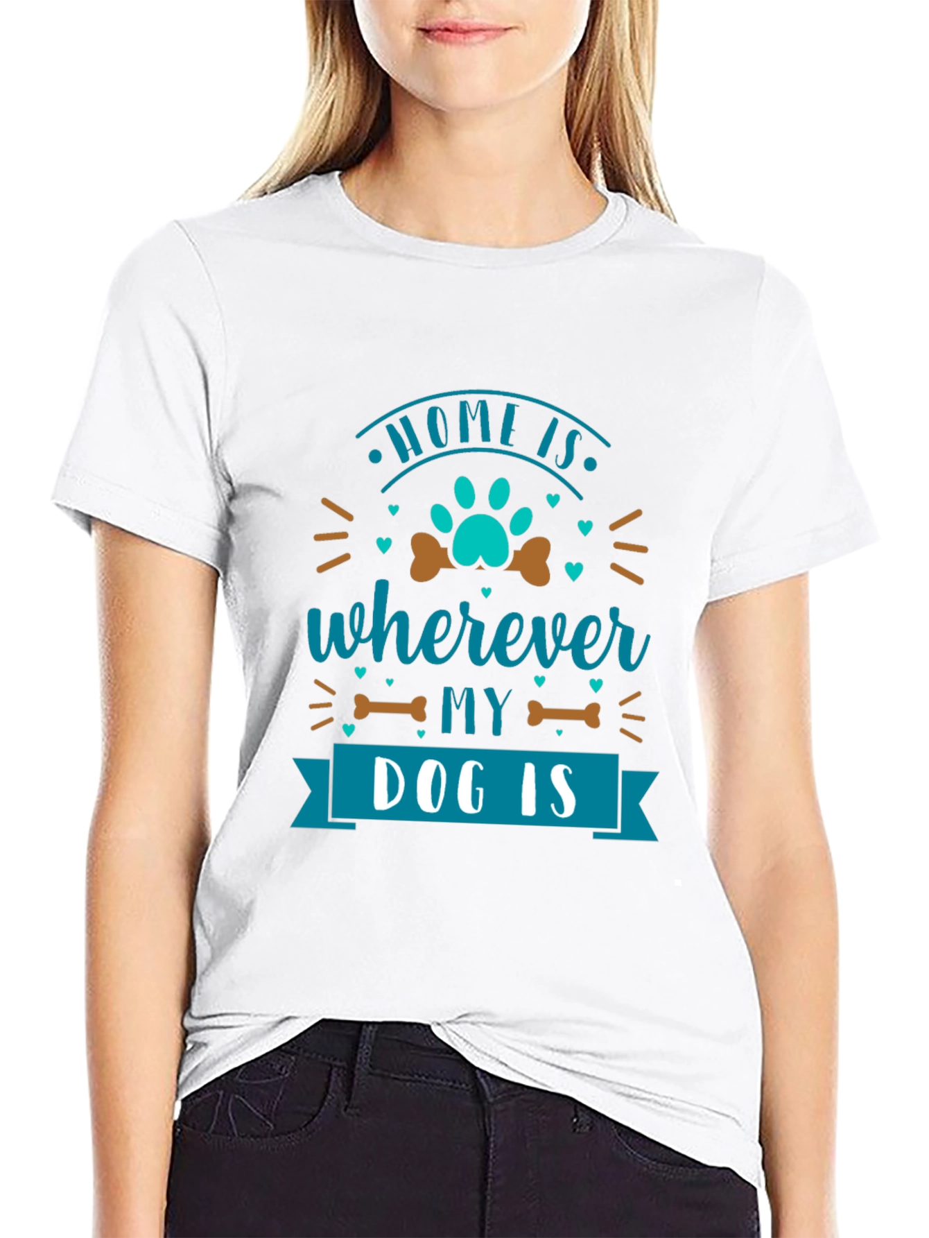 Home Is Wherever My Dog Is T-Shirt