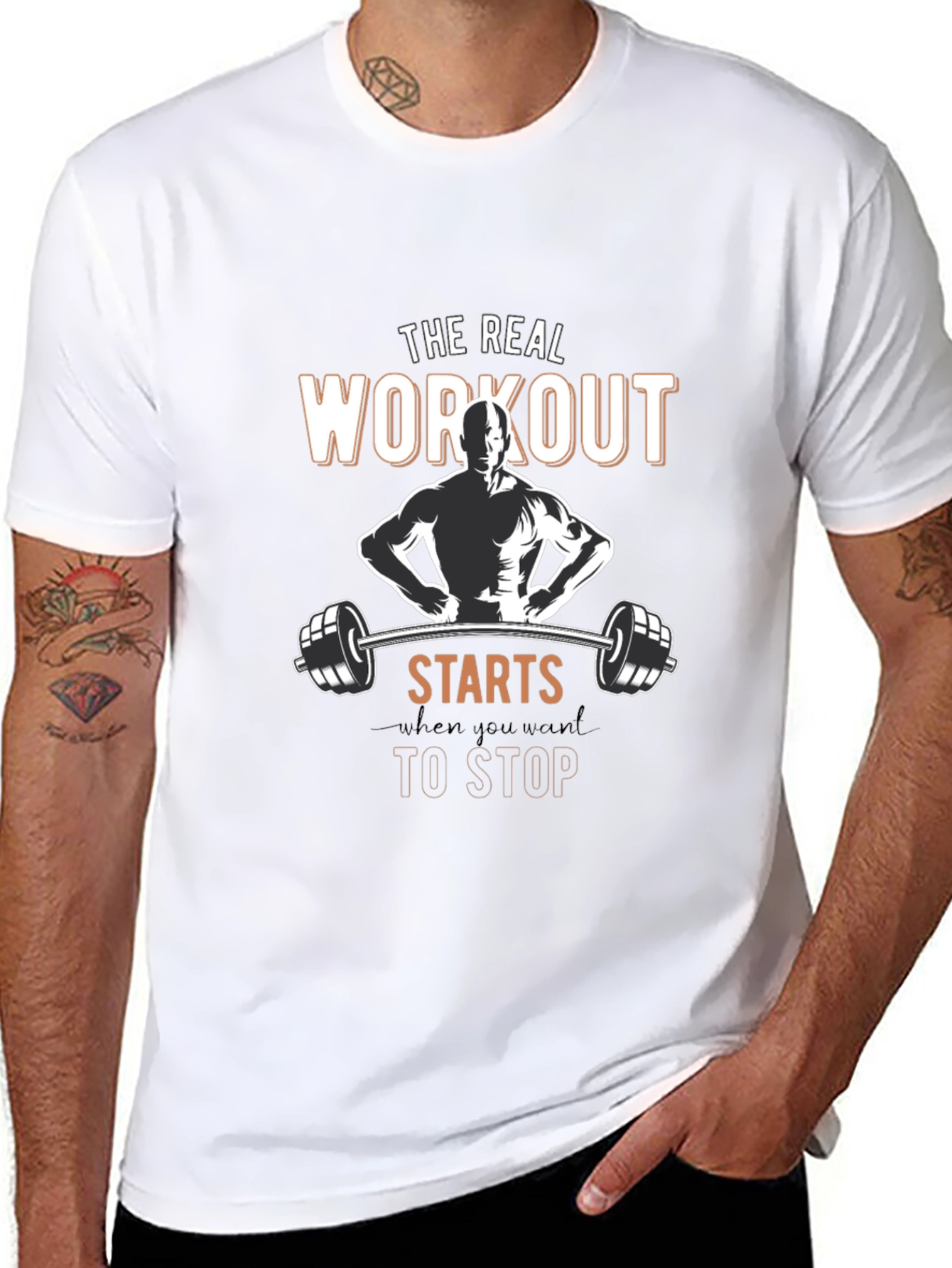The Real Workout Graphic T-Shirt