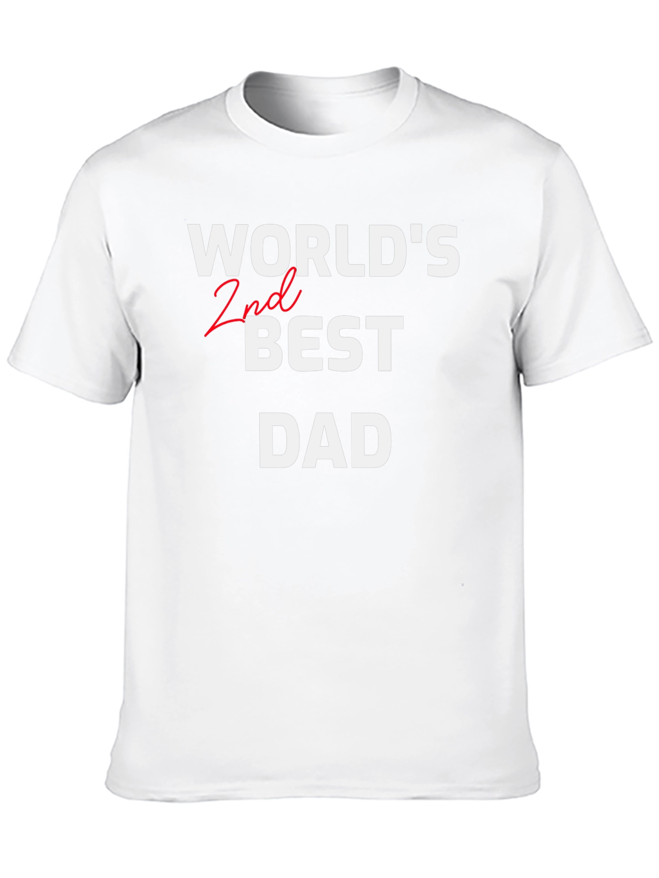 Worlds 2nd Best Dad Graphic T-Shirt