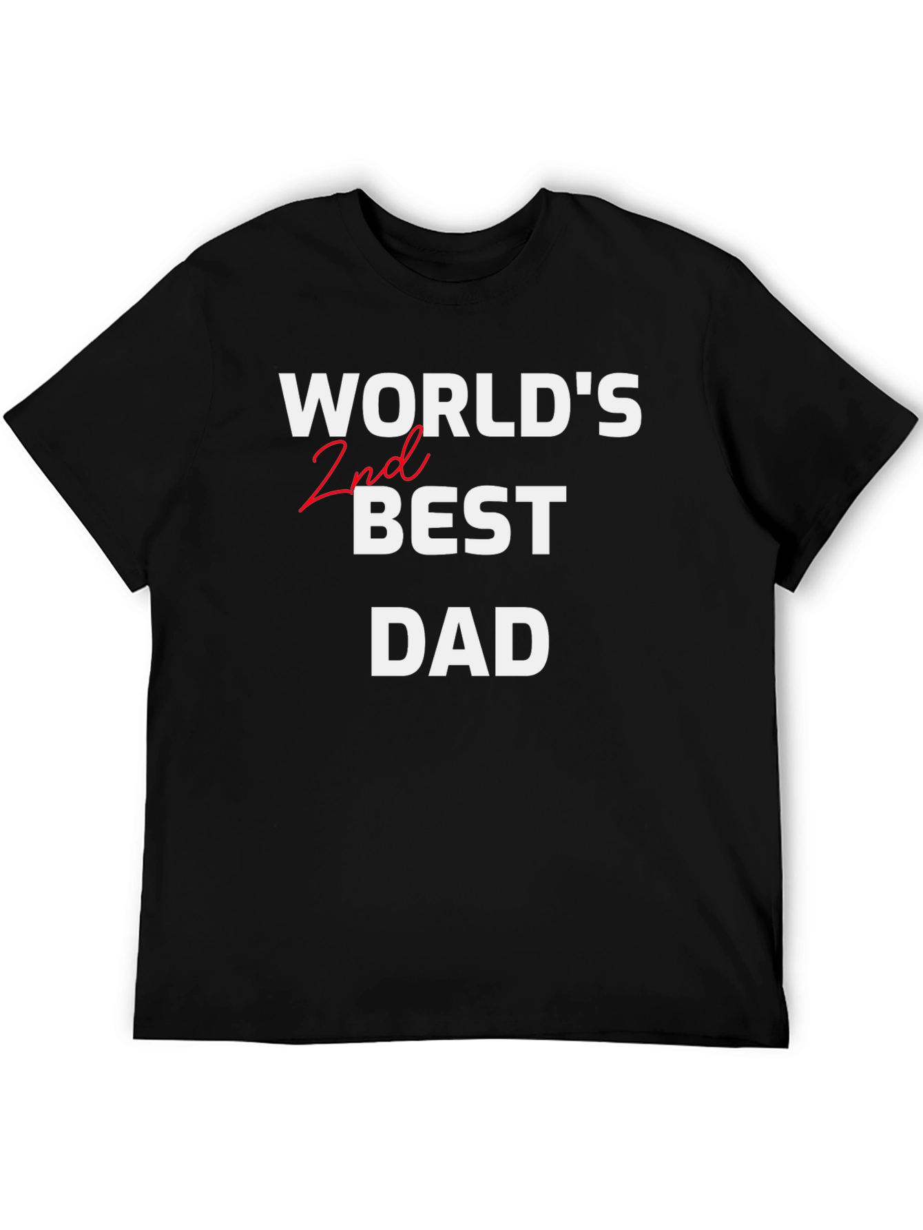 Worlds 2nd Best Dad Graphic T-Shirt