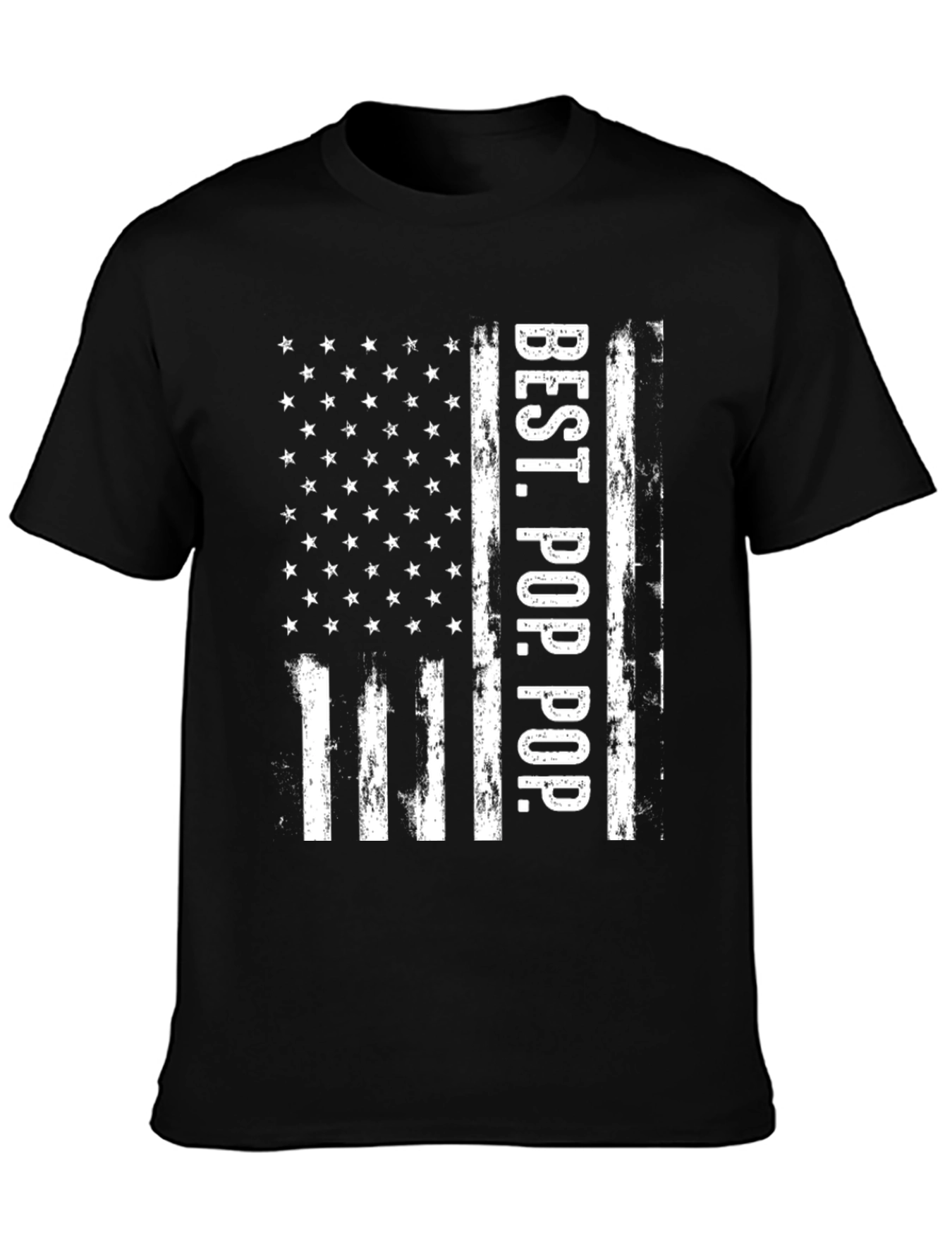 Best Pop Pop American Flag T-Shirt