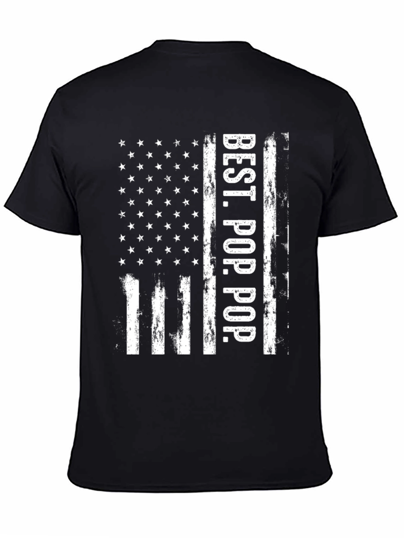 Best Pop Pop American Flag T-Shirt