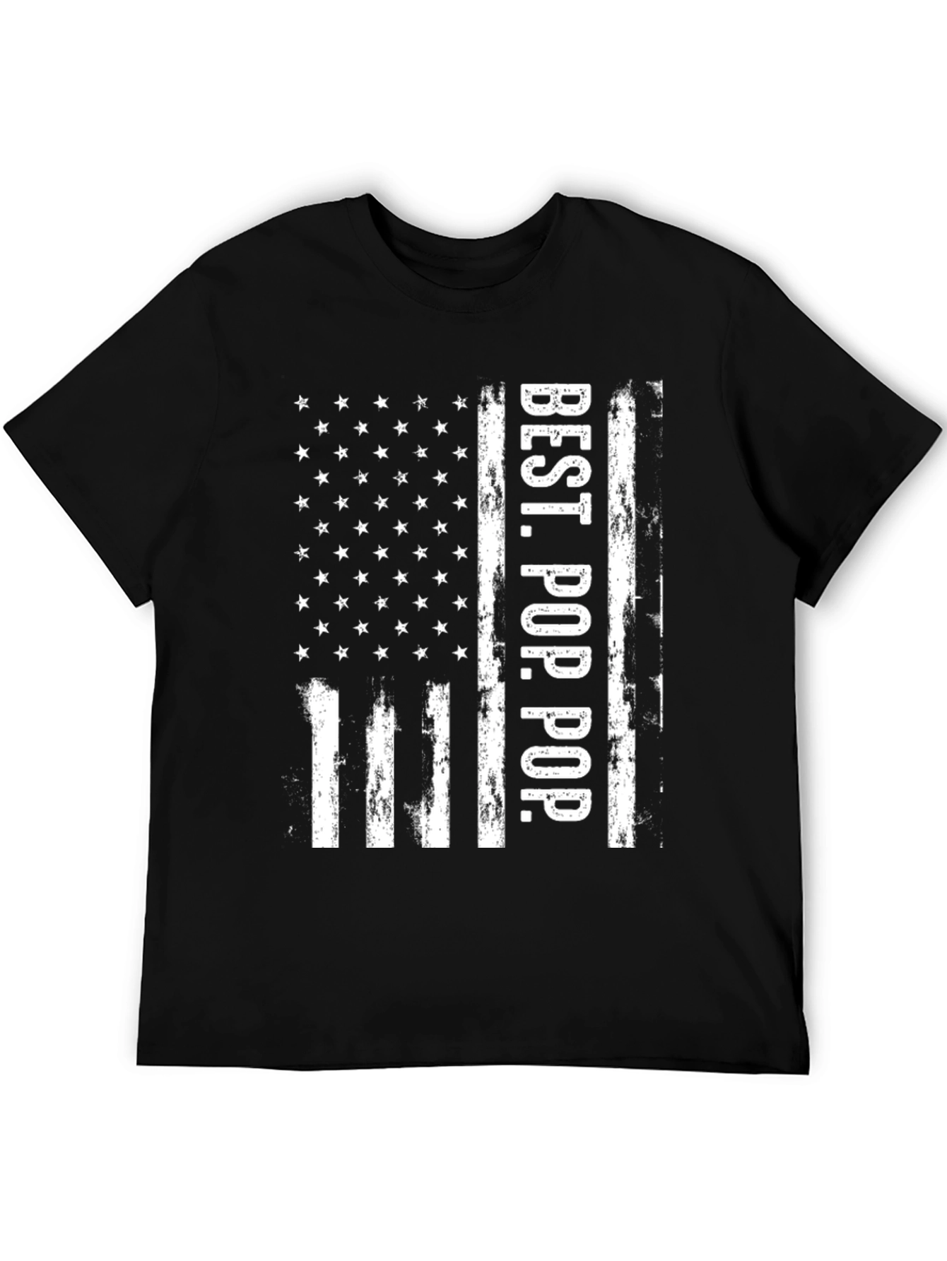 Best Pop Pop American Flag T-Shirt