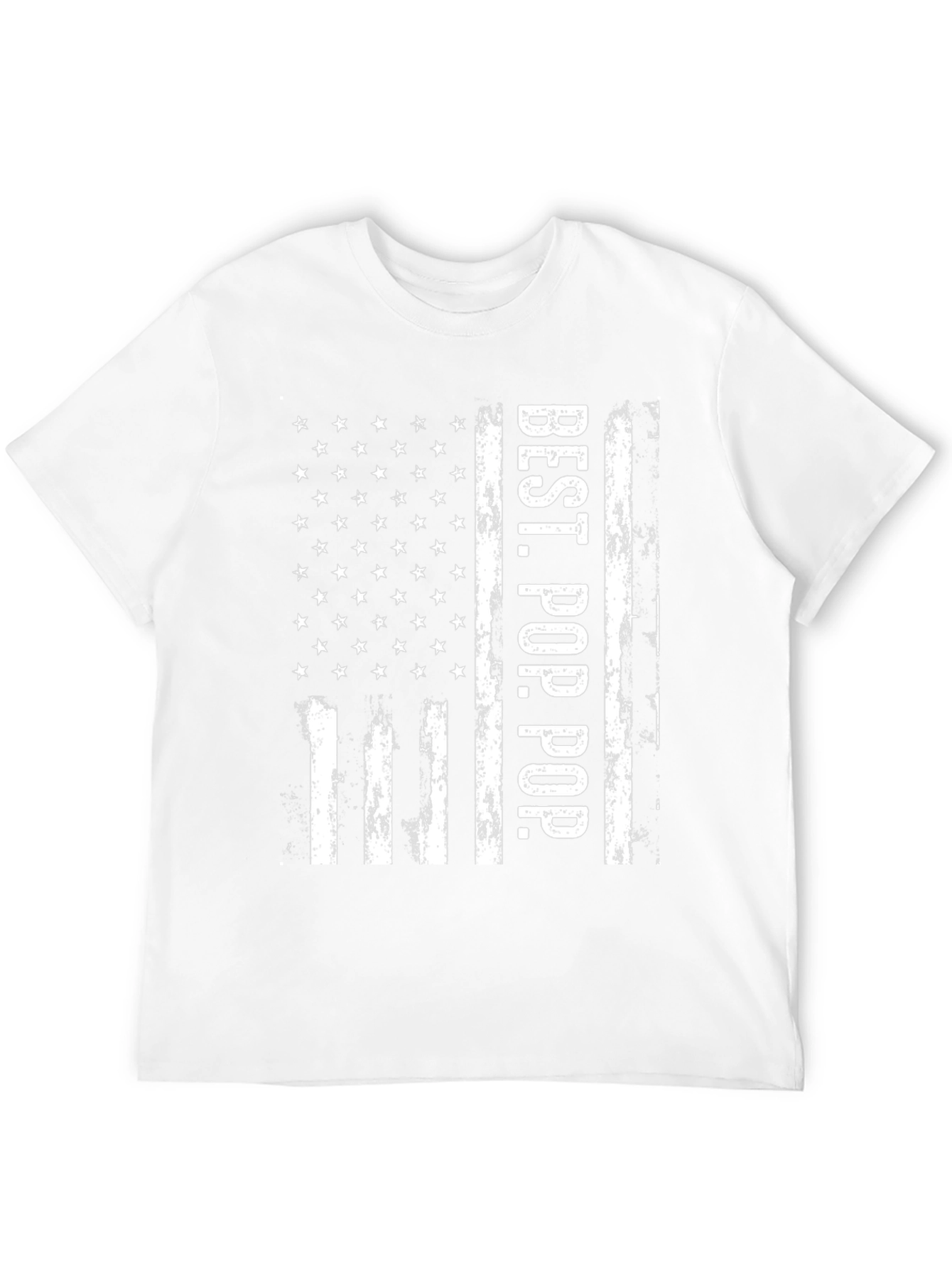 Best Pop Pop American Flag T-Shirt