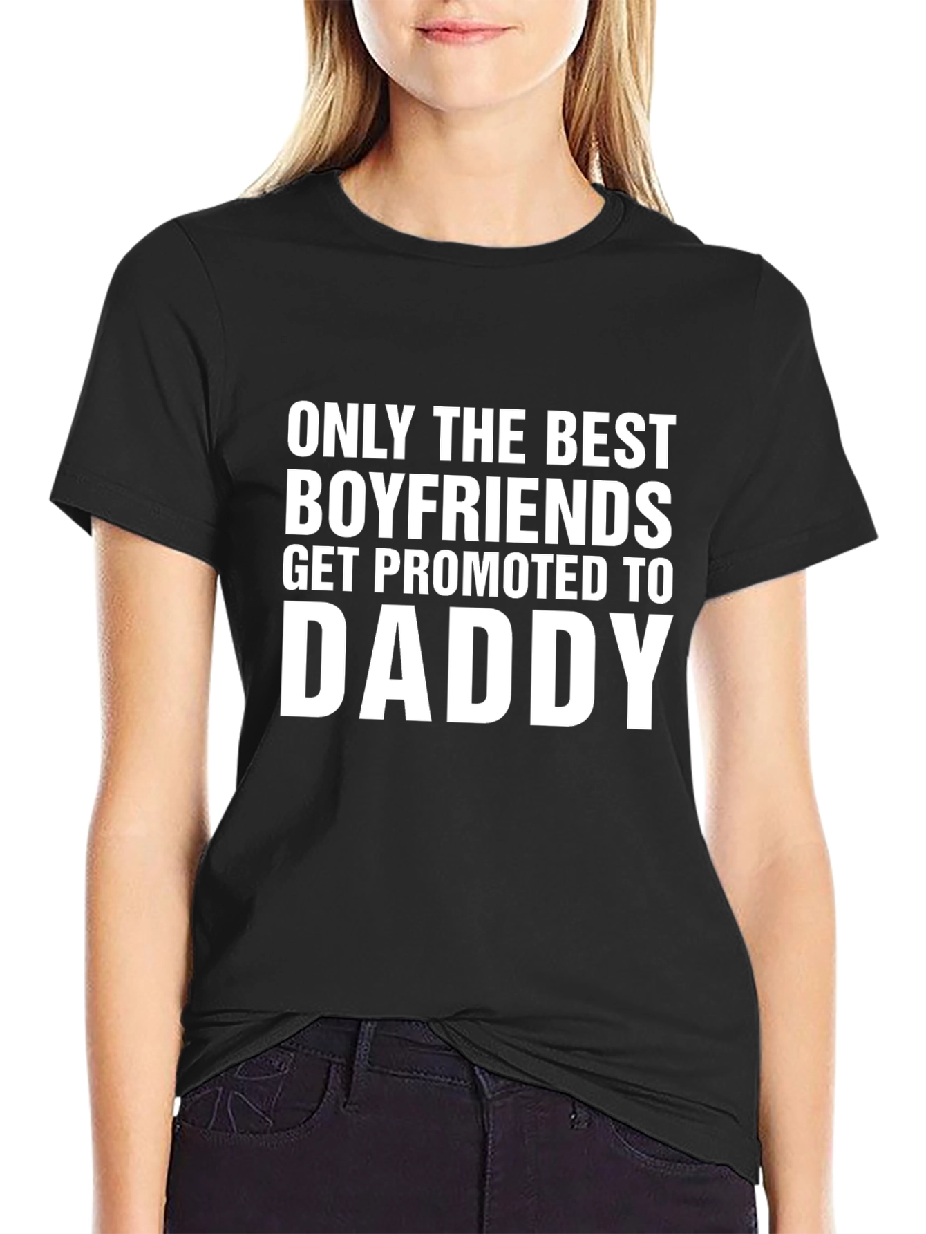 Best Boyfriend Promoted to Daddy Graphic Tee