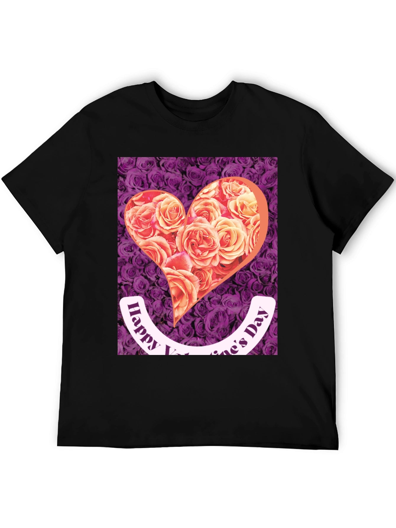 Floral Heart Valentines Day T-Shirt