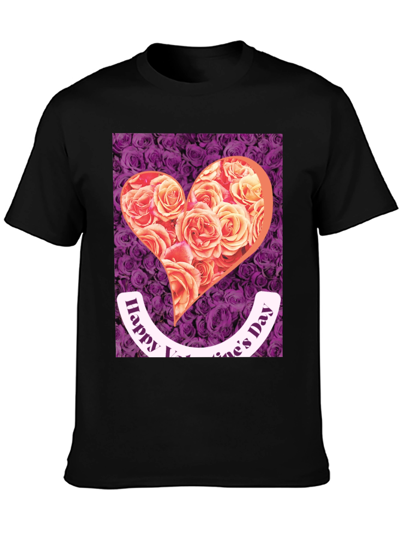 Floral Heart Valentines Day T-Shirt