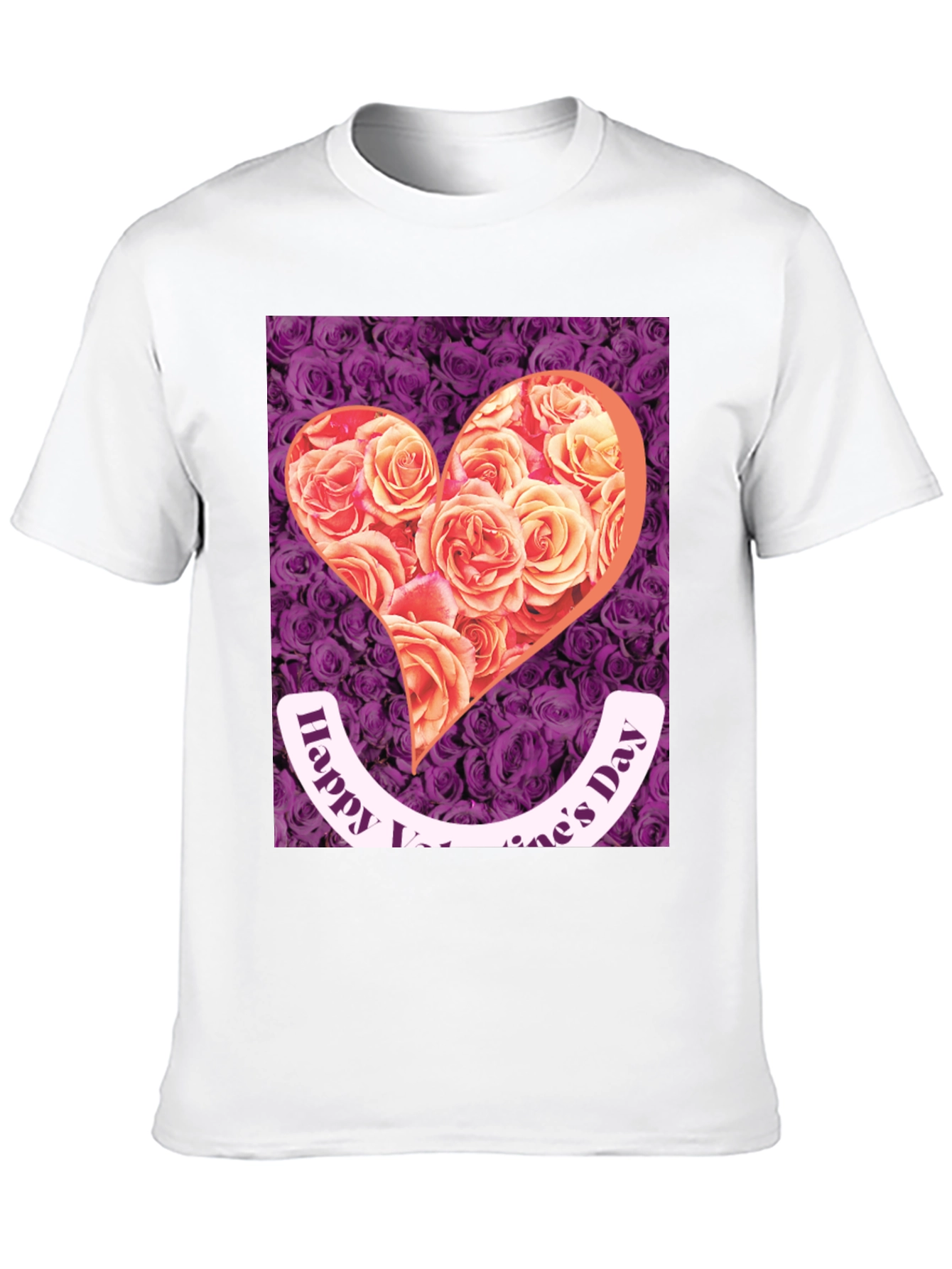Floral Heart Valentines Day T-Shirt