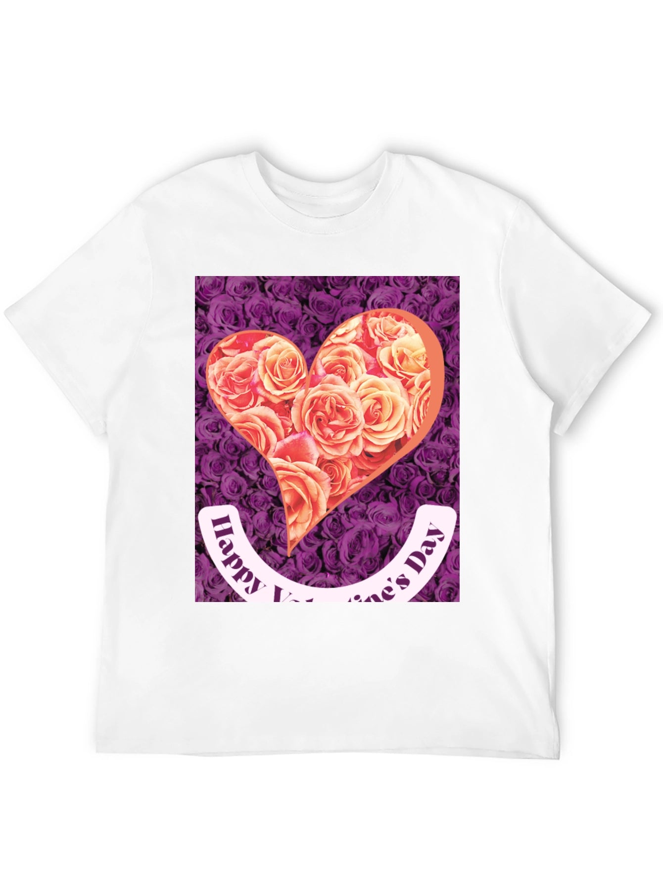 Floral Heart Valentines Day T-Shirt