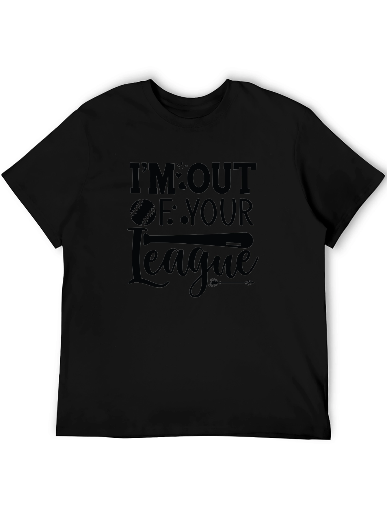 Out of Your League Baseball Graphic T-Shirt