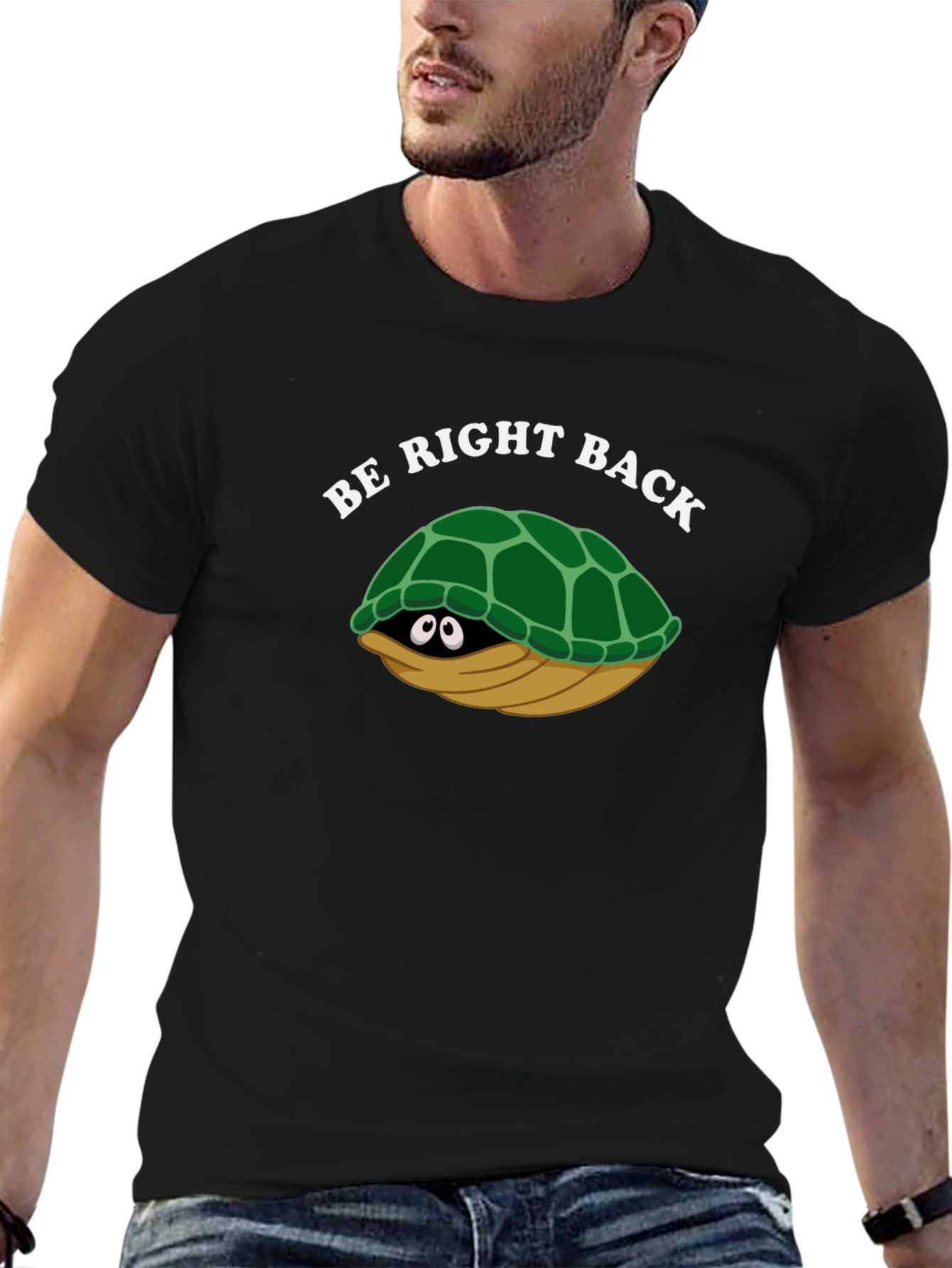 Be Right Back Turtle T-Shirt - Fun & Comfy