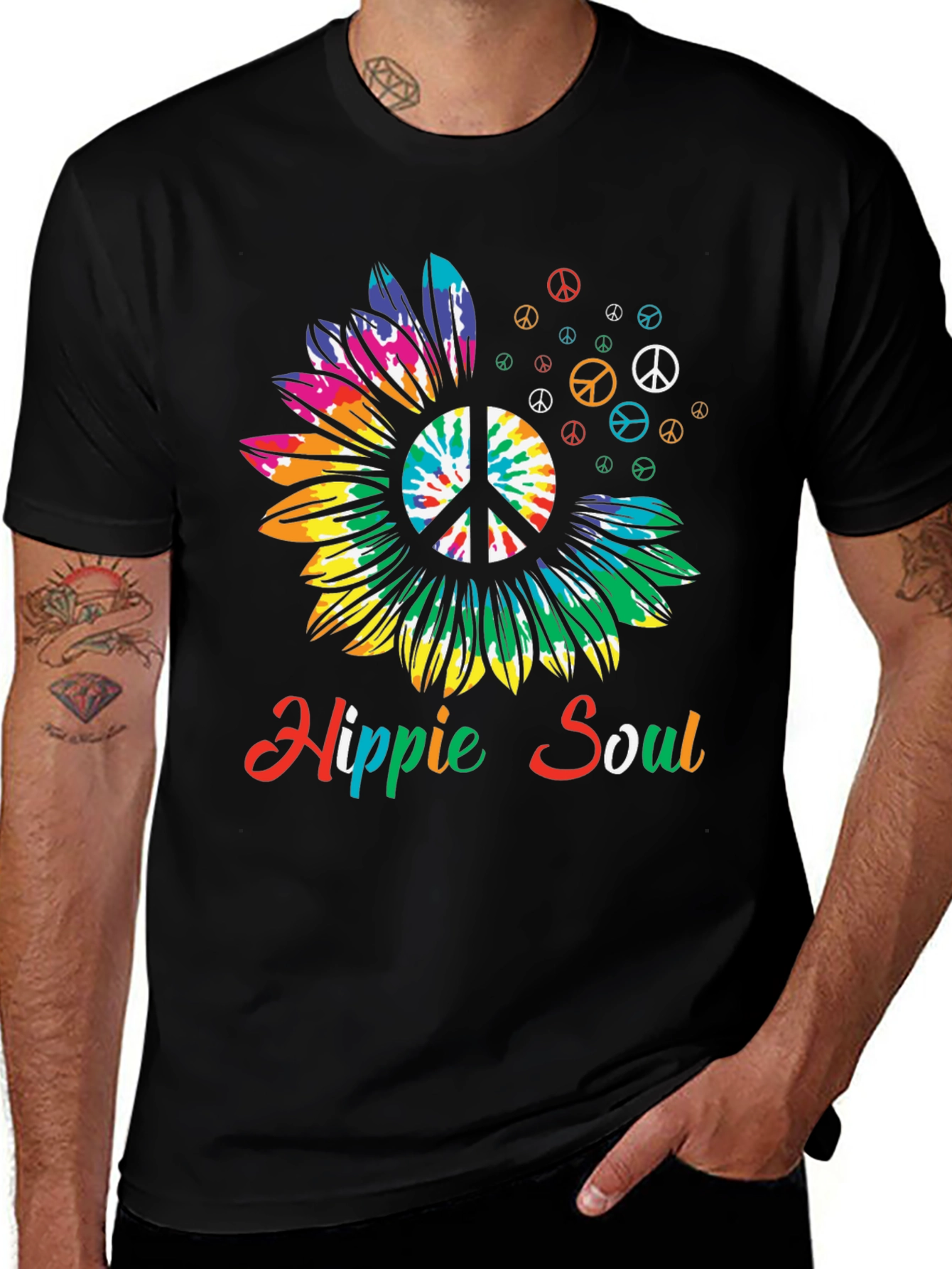 Hippie Soul Sunflower Graphic Tee