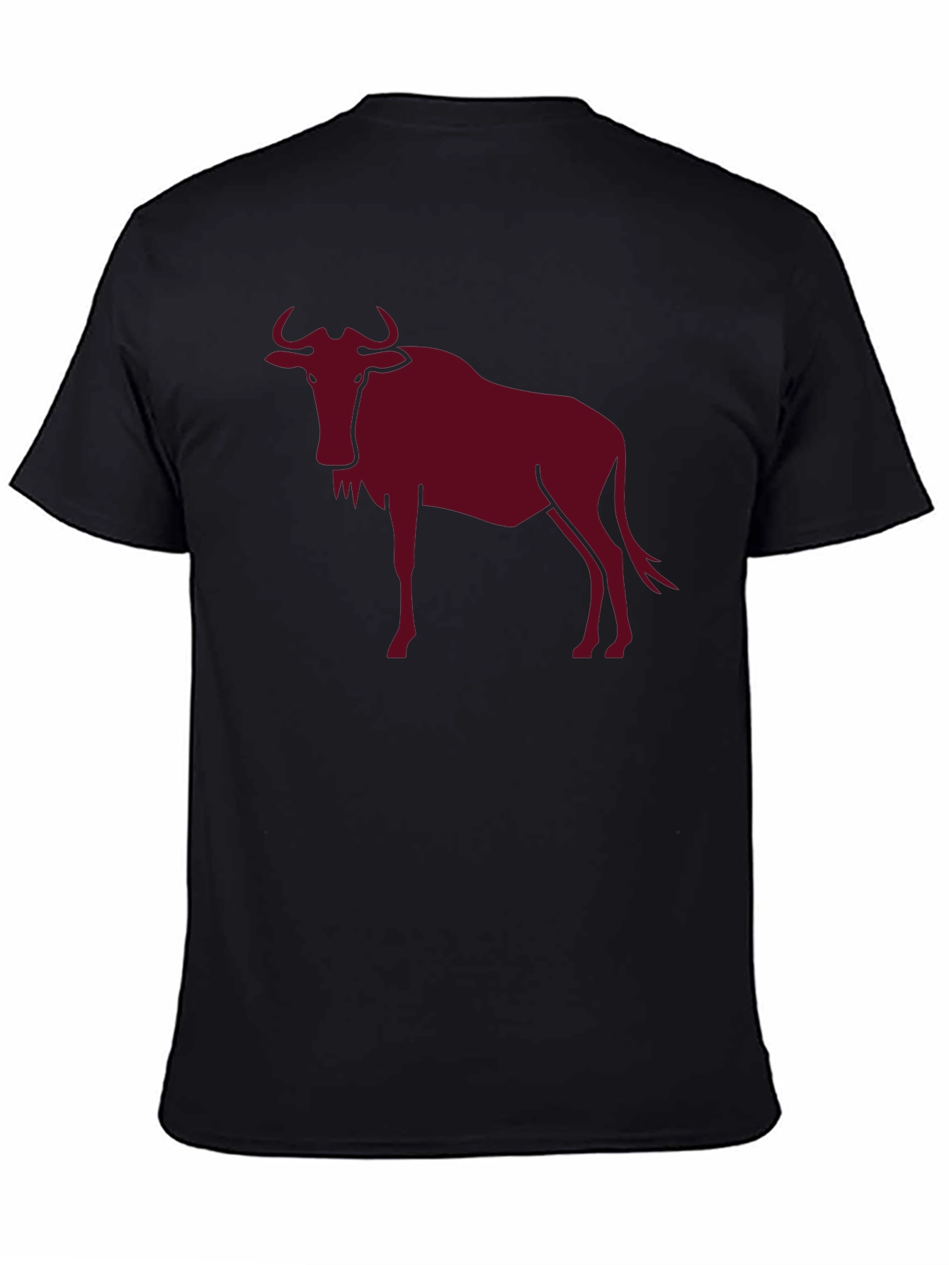Wildebeest Graphic Tee - Bold Animal Print Shirt