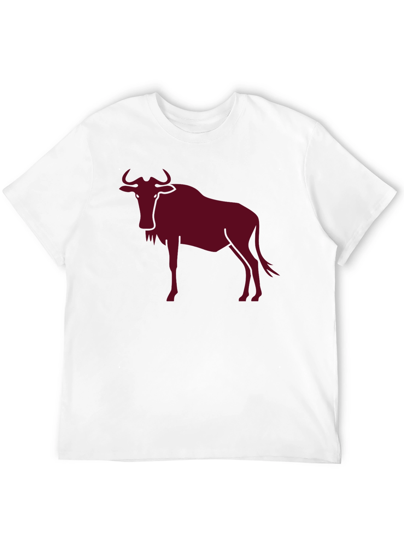 Wildebeest Graphic Tee - Bold Animal Print Shirt