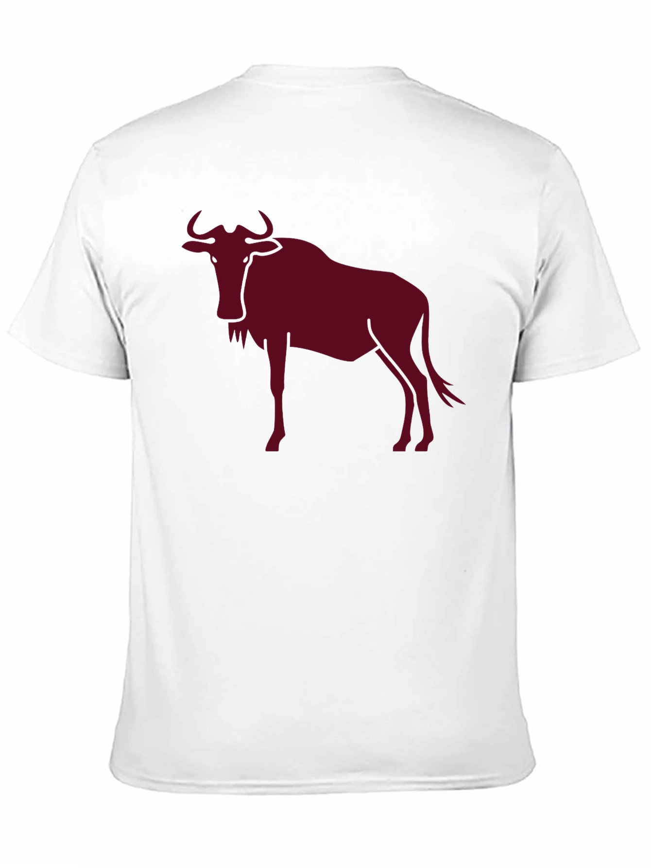 Wildebeest Graphic Tee - Bold Animal Print Shirt