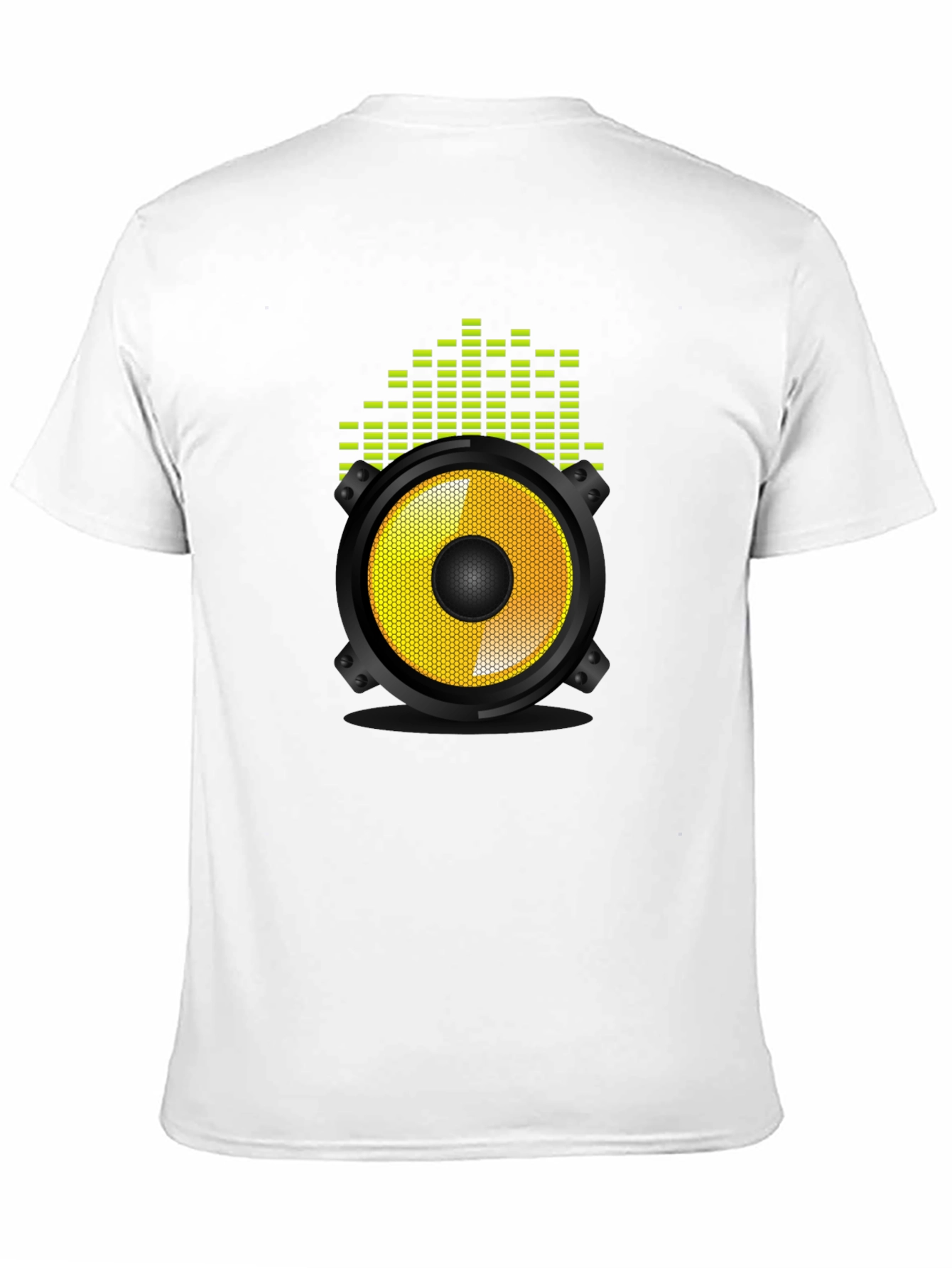 Speaker Graphic Tee - Black Cotton Blend