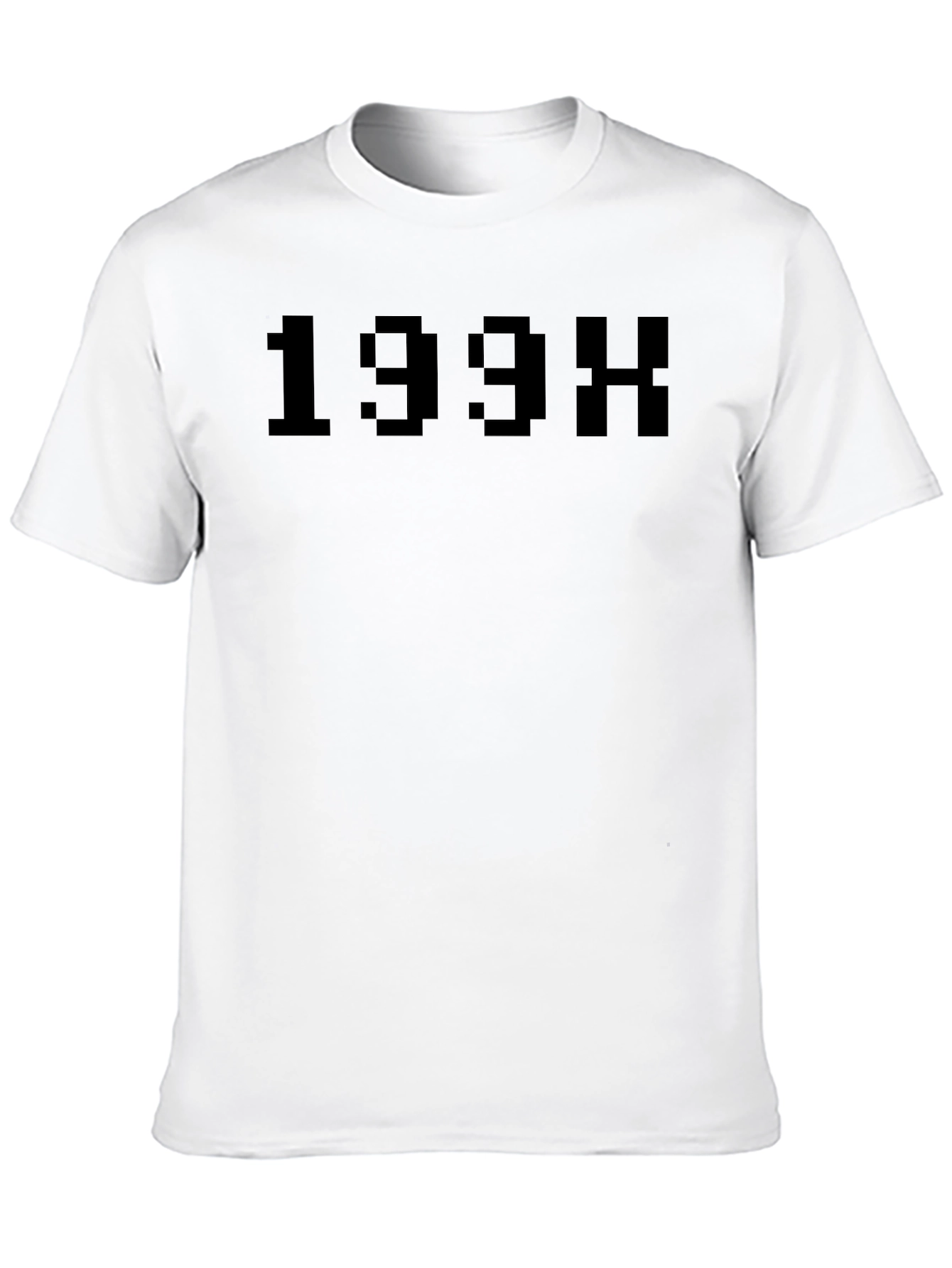 Retro 199X Pixel Tee - Classic Black T-Shirt