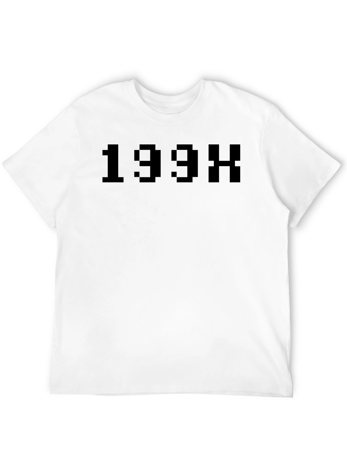 Retro 199X Pixel Tee - Classic Black T-Shirt