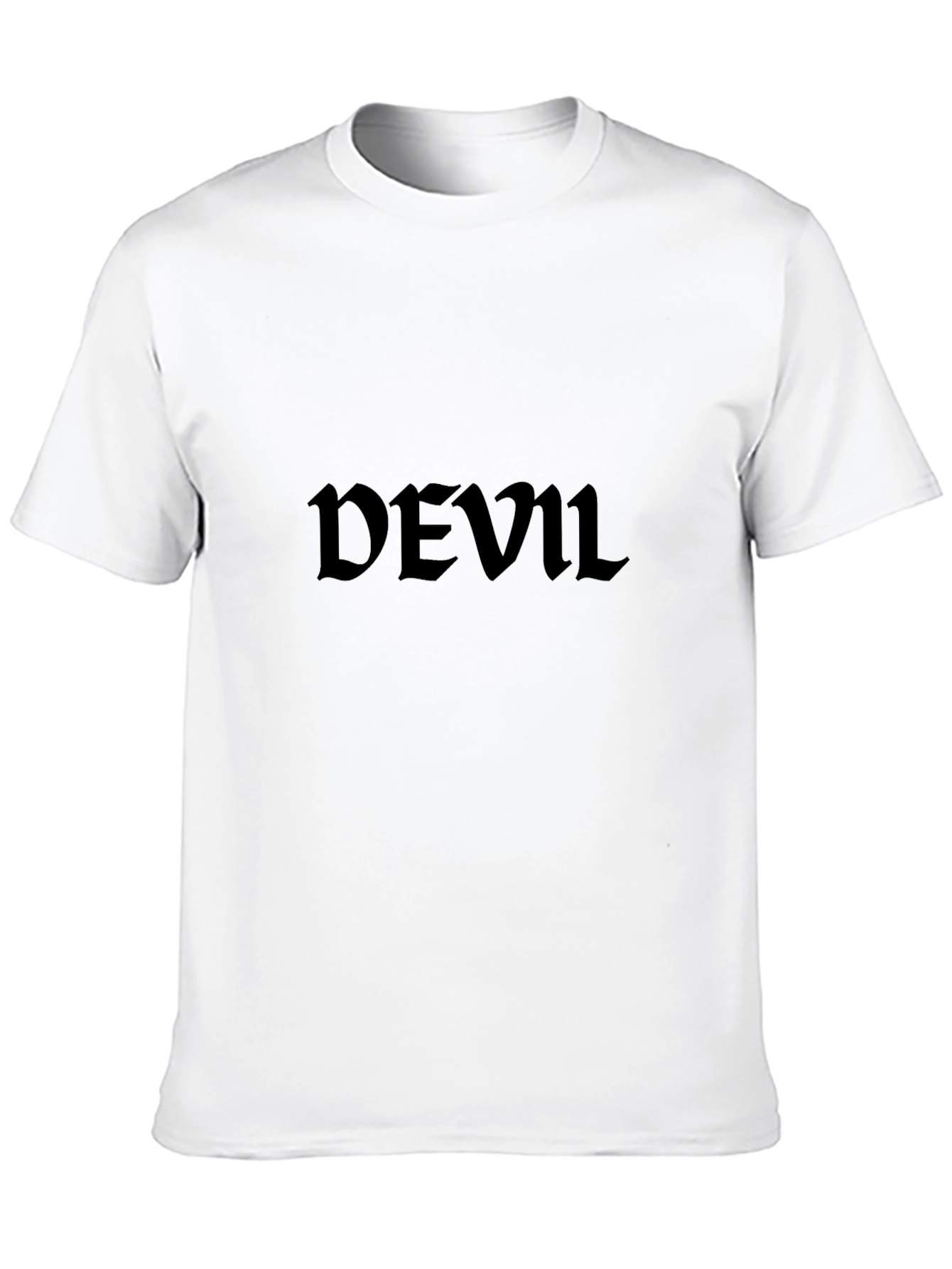Devil Graphic T-Shirt - Classic Black Tee