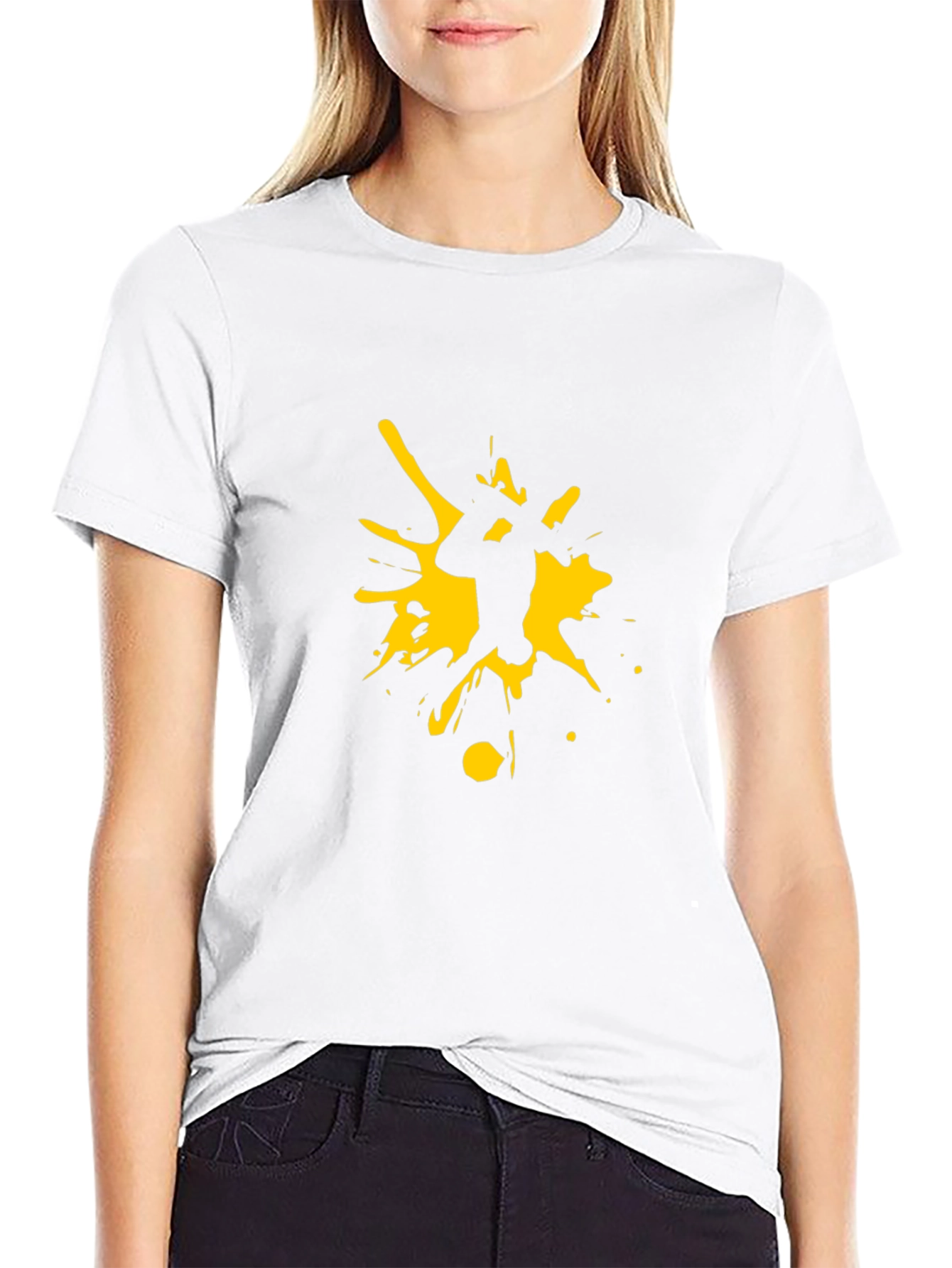 Abstract Graphic Print T-Shirt - Mens Casual Tee