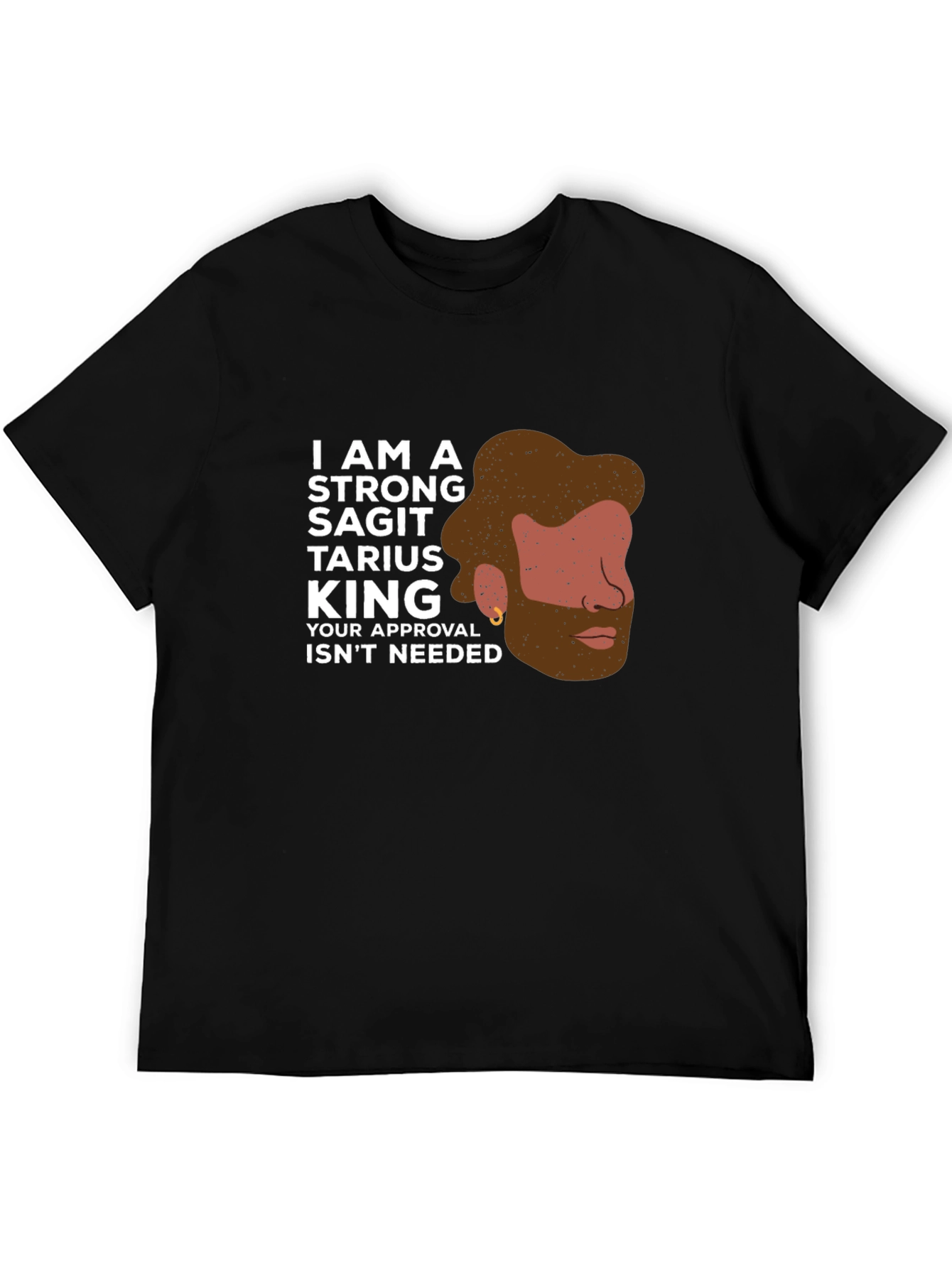 Strong Sagittarius King Graphic Tee