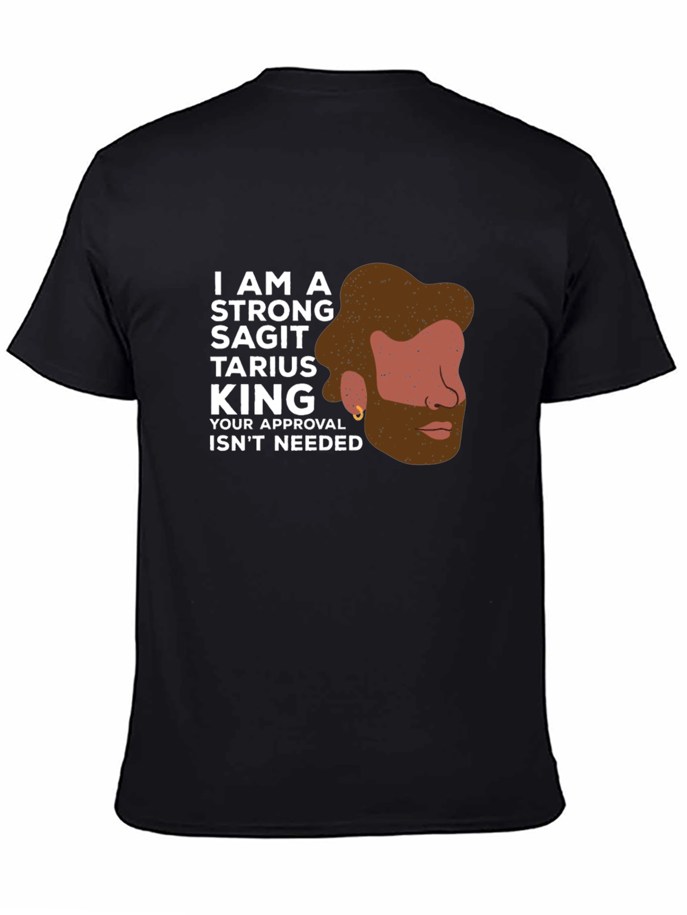 Strong Sagittarius King Graphic Tee