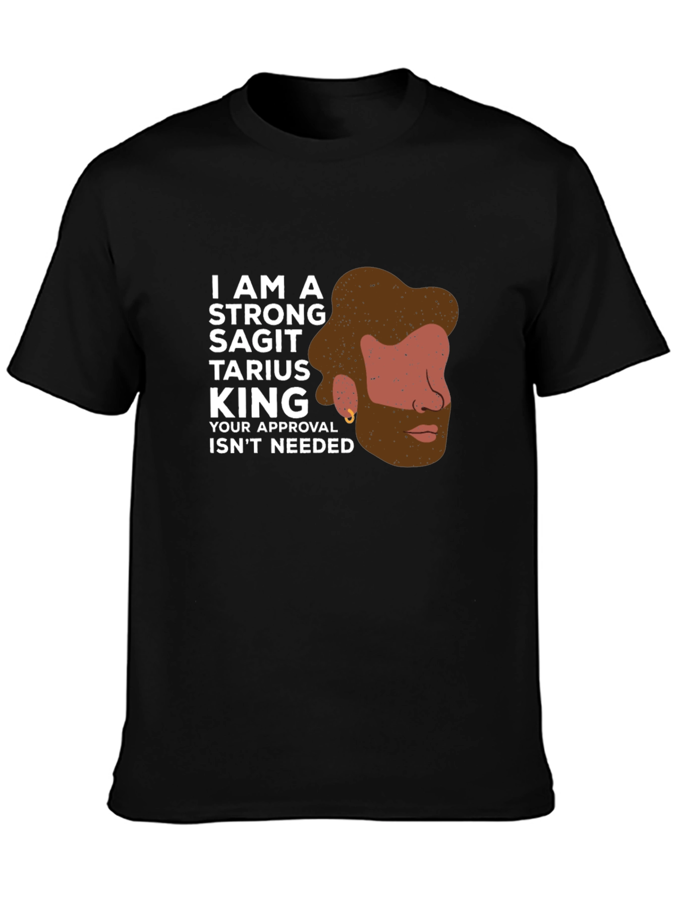 Strong Sagittarius King Graphic Tee