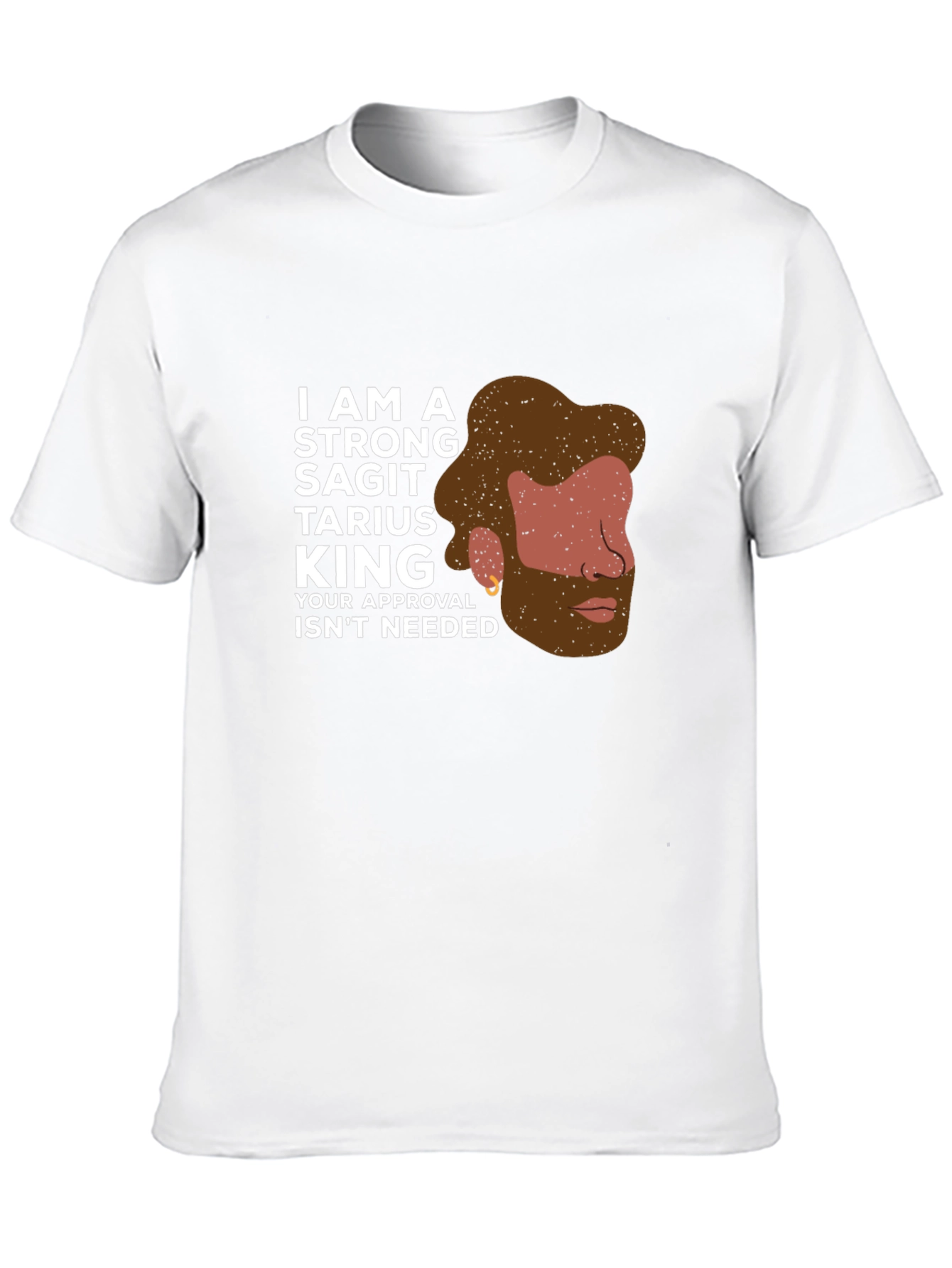 Strong Sagittarius King Graphic Tee