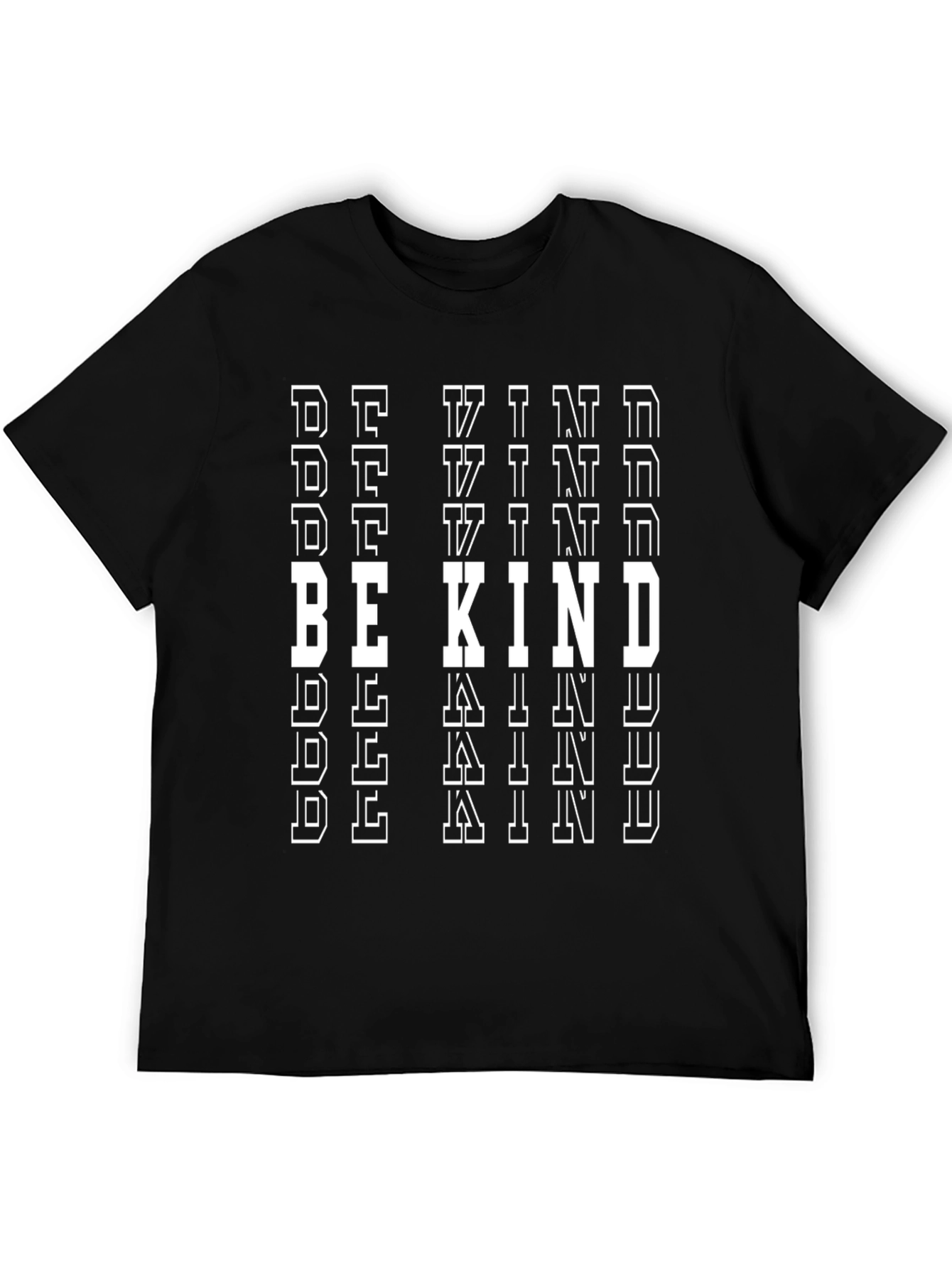 Be Kind Graphic Print Black T-Shirt
