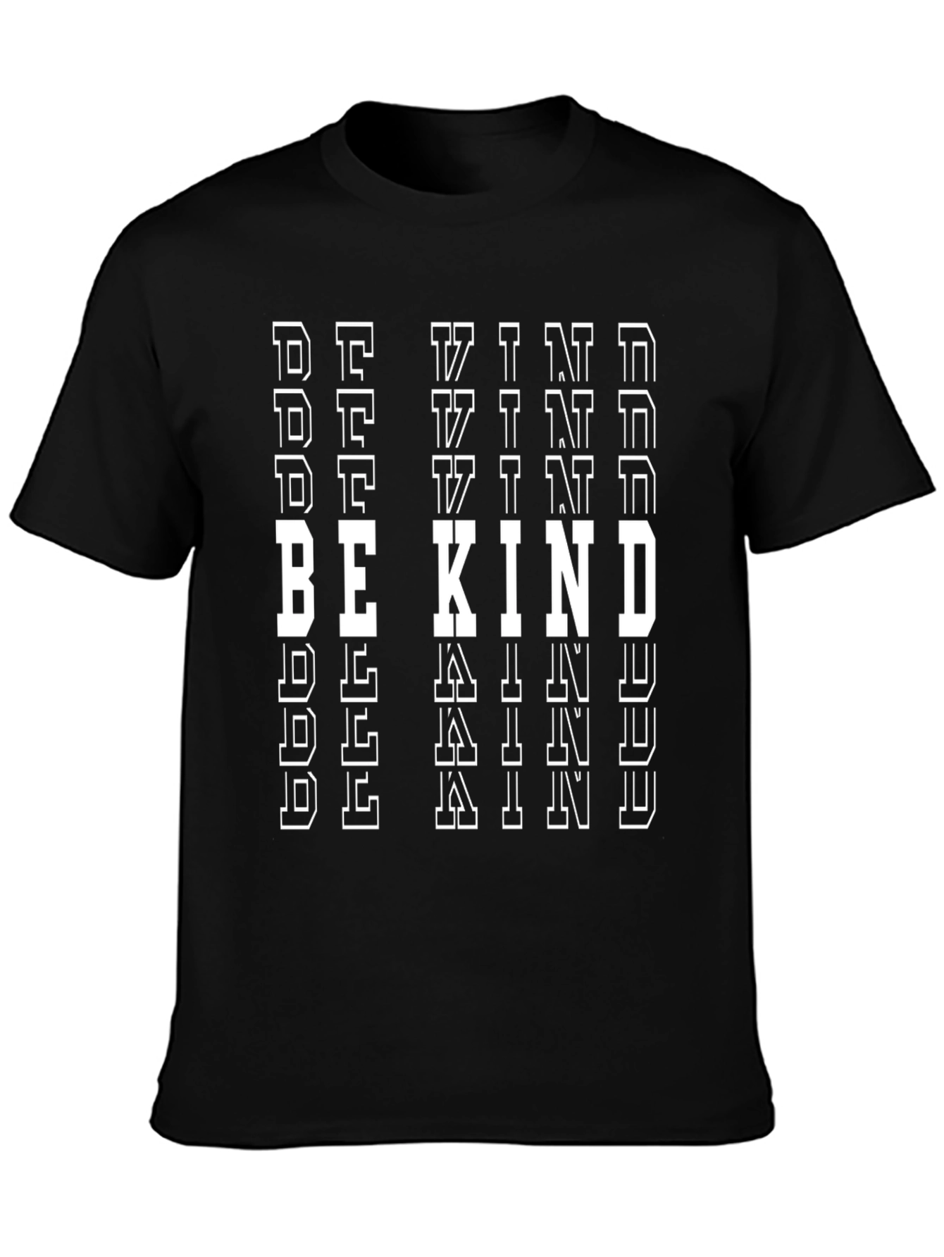 Be Kind Graphic Print Black T-Shirt