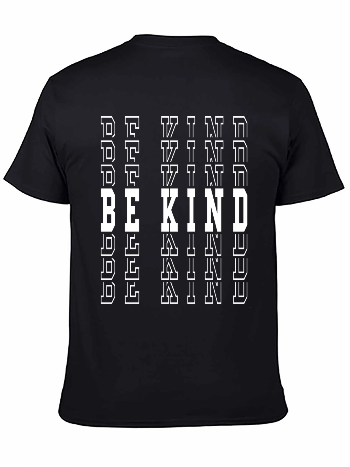 Be Kind Graphic Print Black T-Shirt