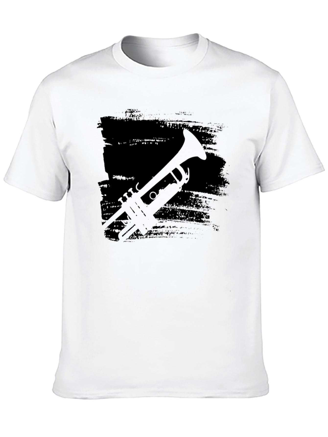 Trumpet Silhouette Black T-Shirt