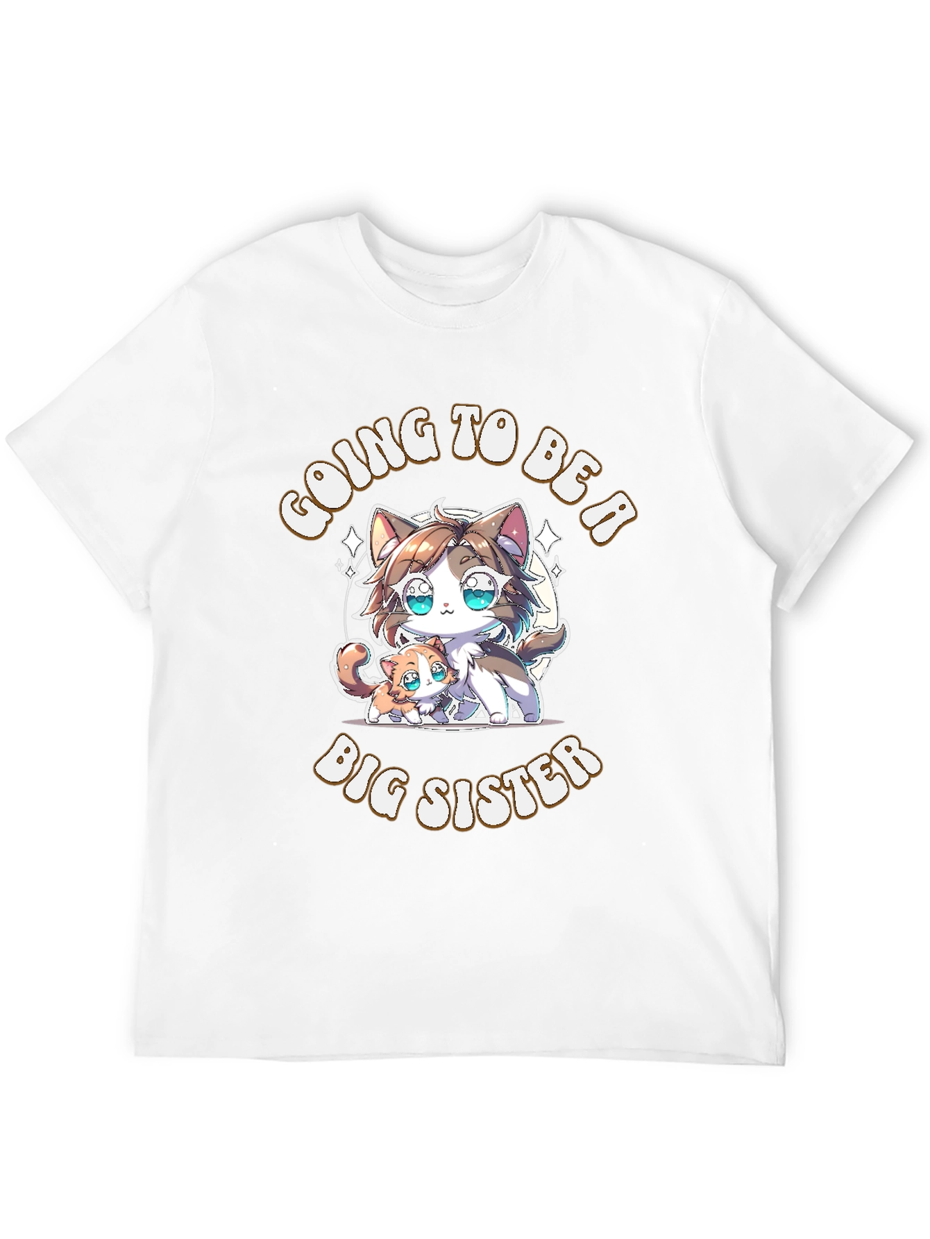 Cute Going to Be a Big Sister Cat T-Shirt