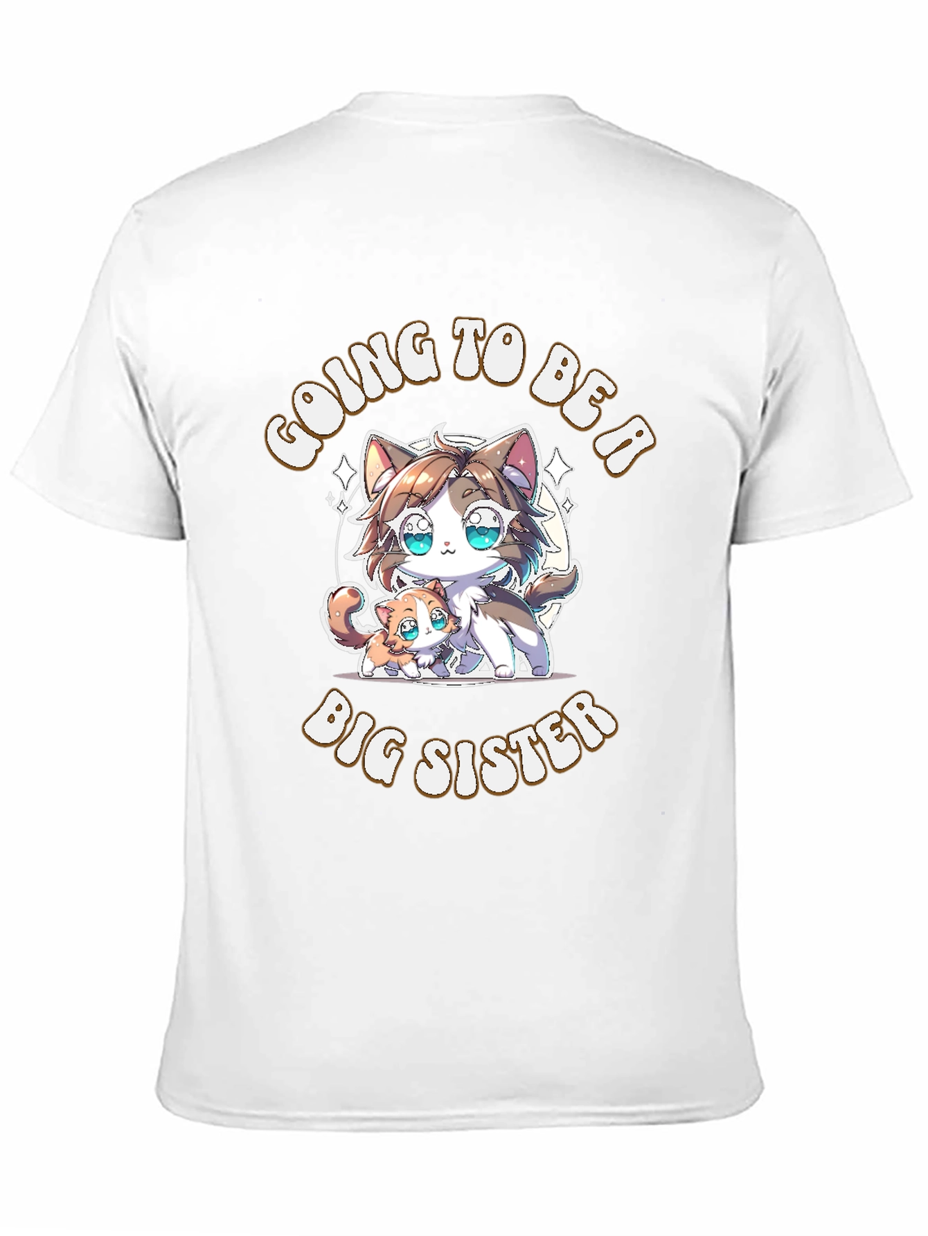 Cute Going to Be a Big Sister Cat T-Shirt