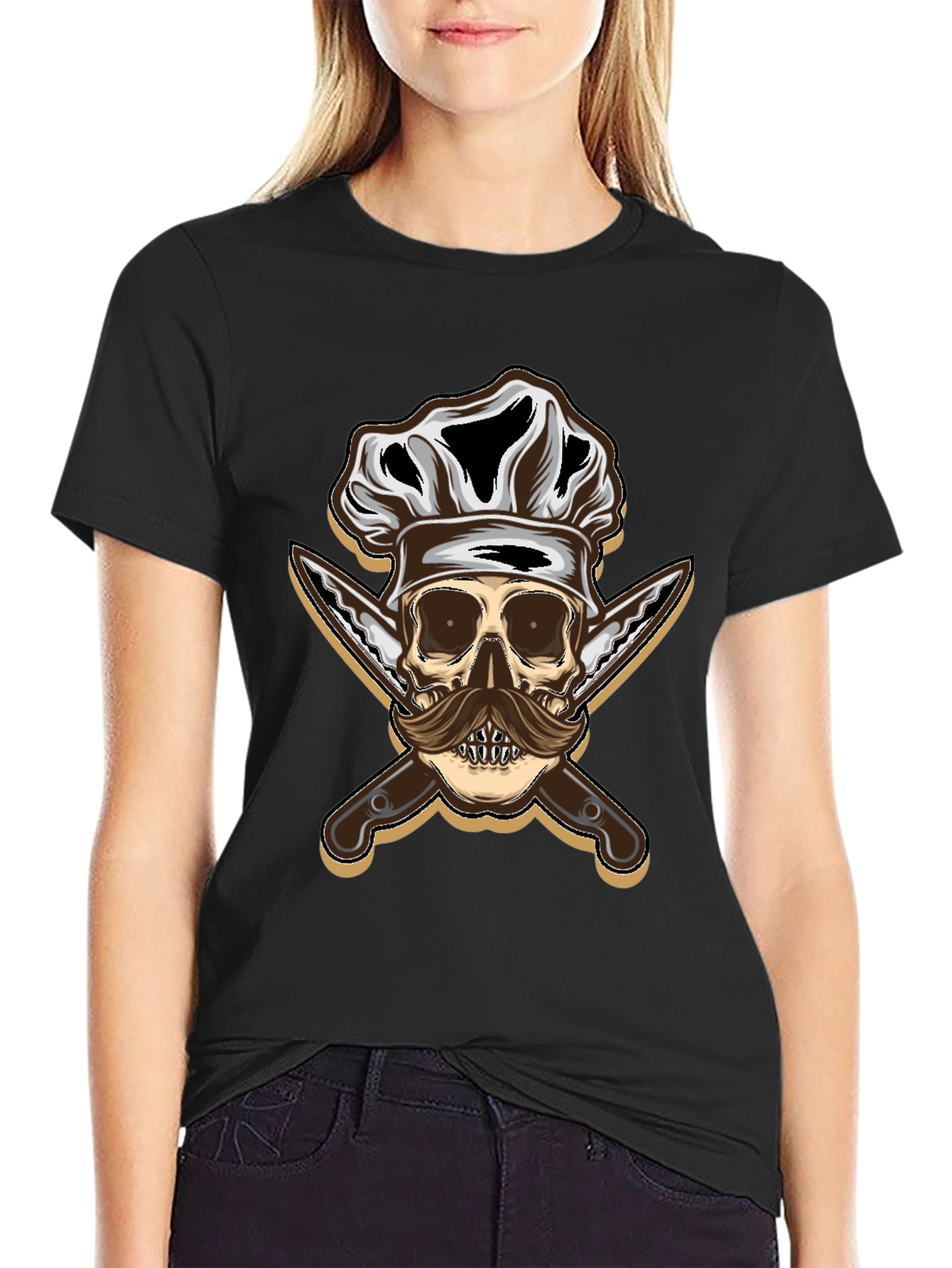 Chef Skull T-Shirt - Culinary Style