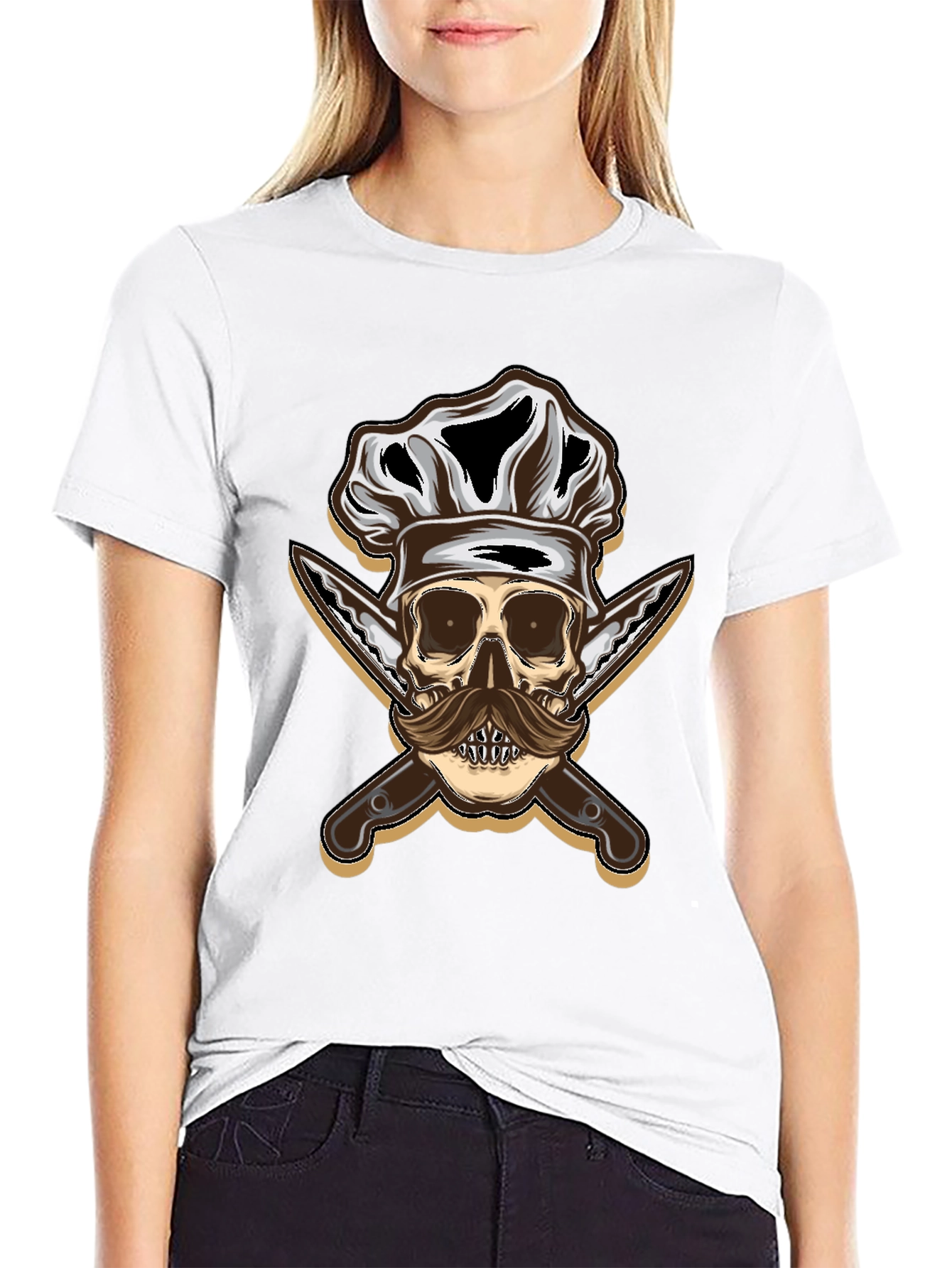 Chef Skull T-Shirt - Culinary Style