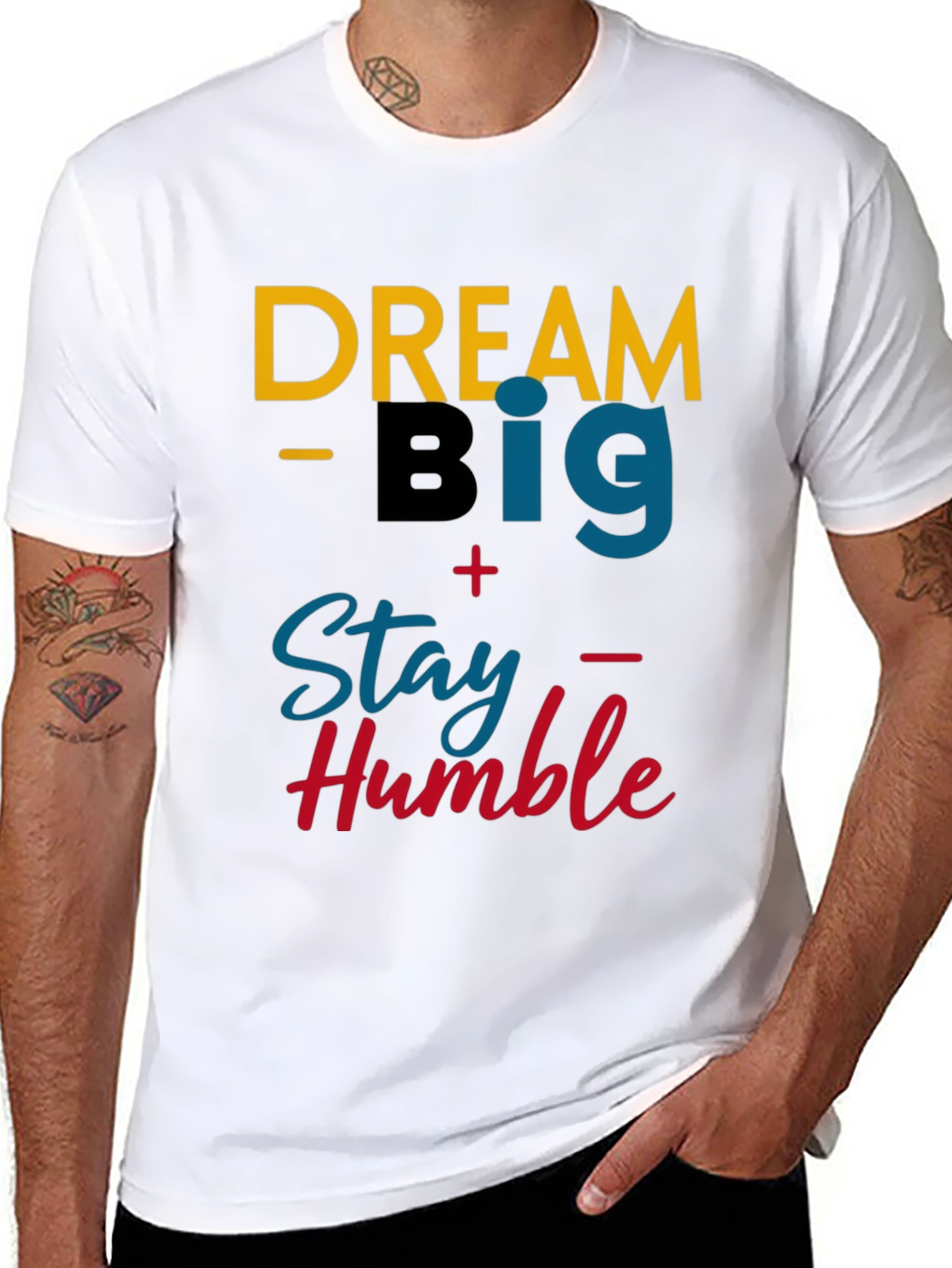 Dream Big Stay Humble Graphic Tee