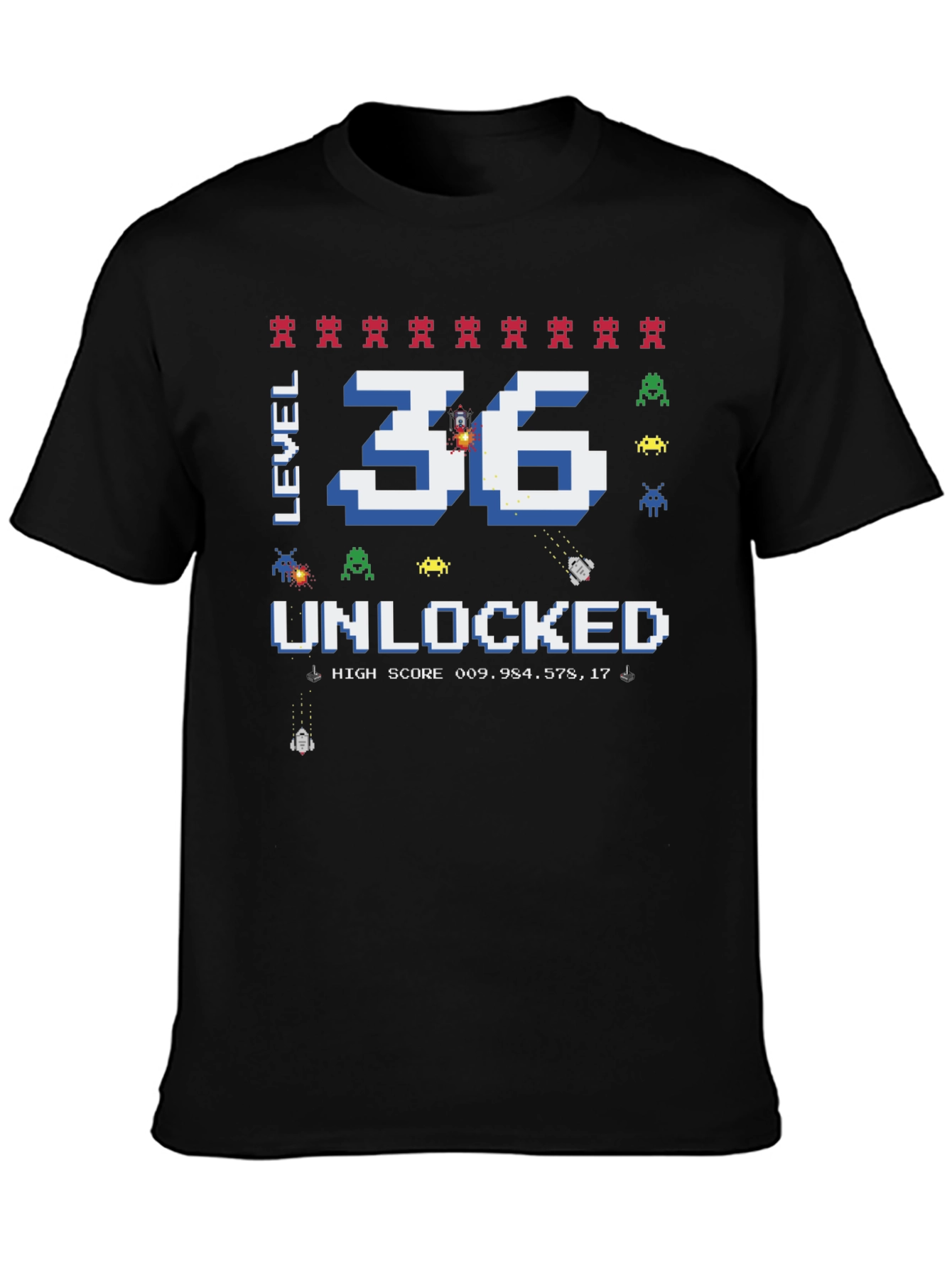 Level 36 Unlocked Gaming T-Shirt