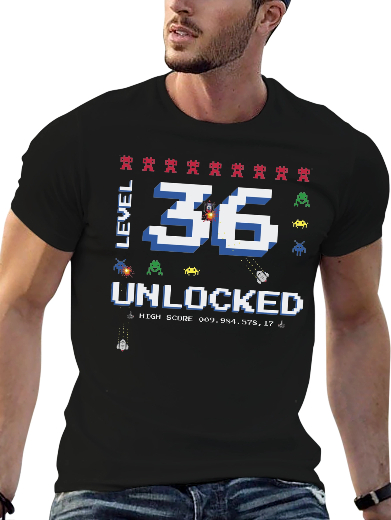 Level 36 Unlocked Gaming T-Shirt