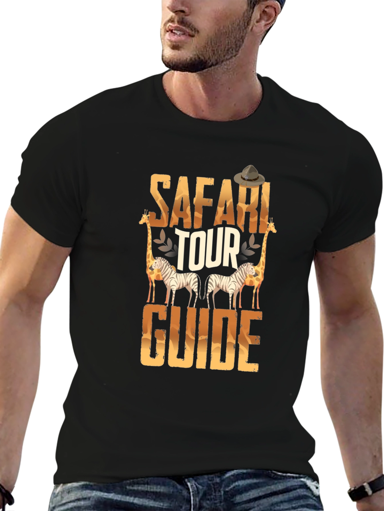 Safari Tour Guide Graphic Tee - Adventure Awaits!