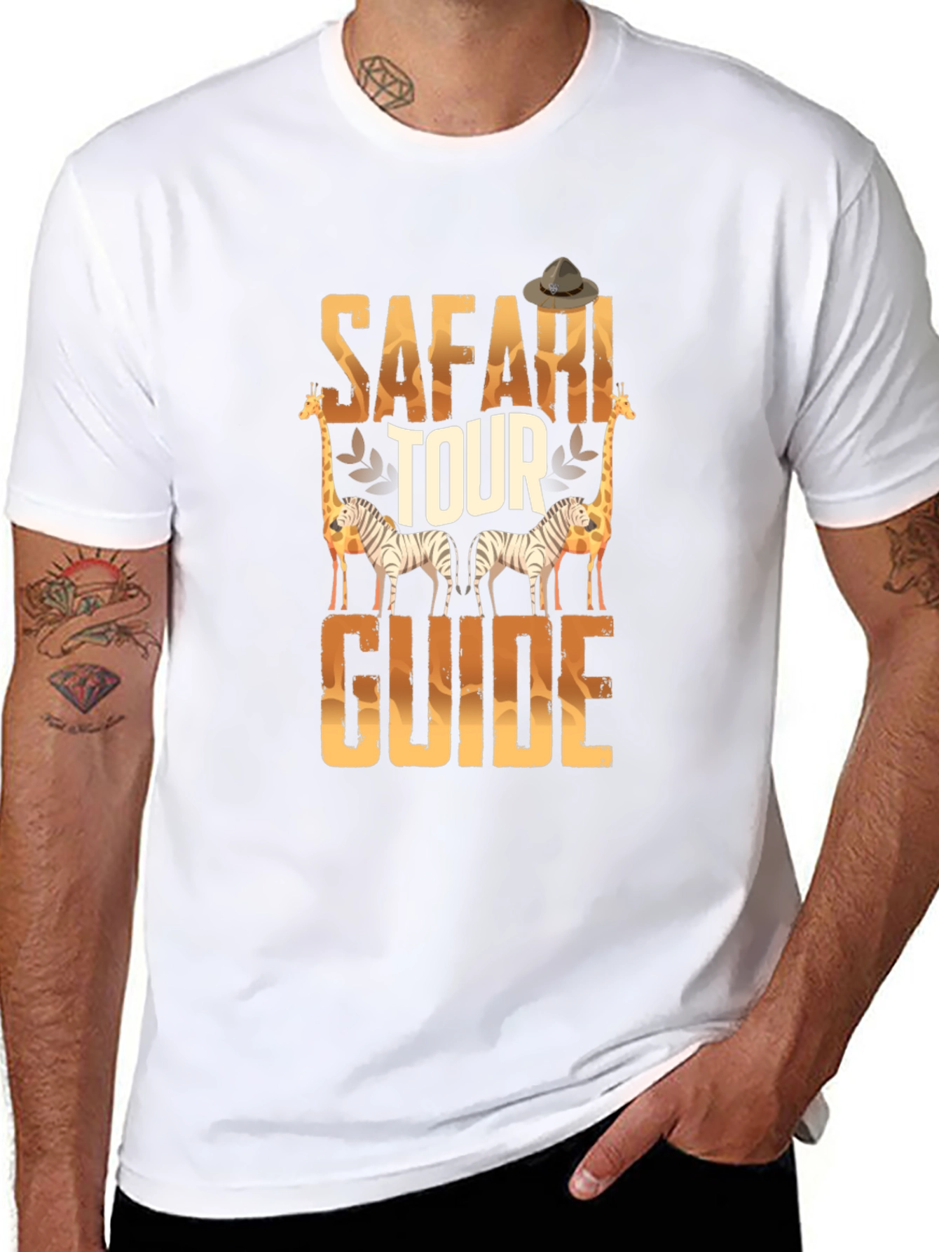 Safari Tour Guide Graphic Tee - Adventure Awaits!