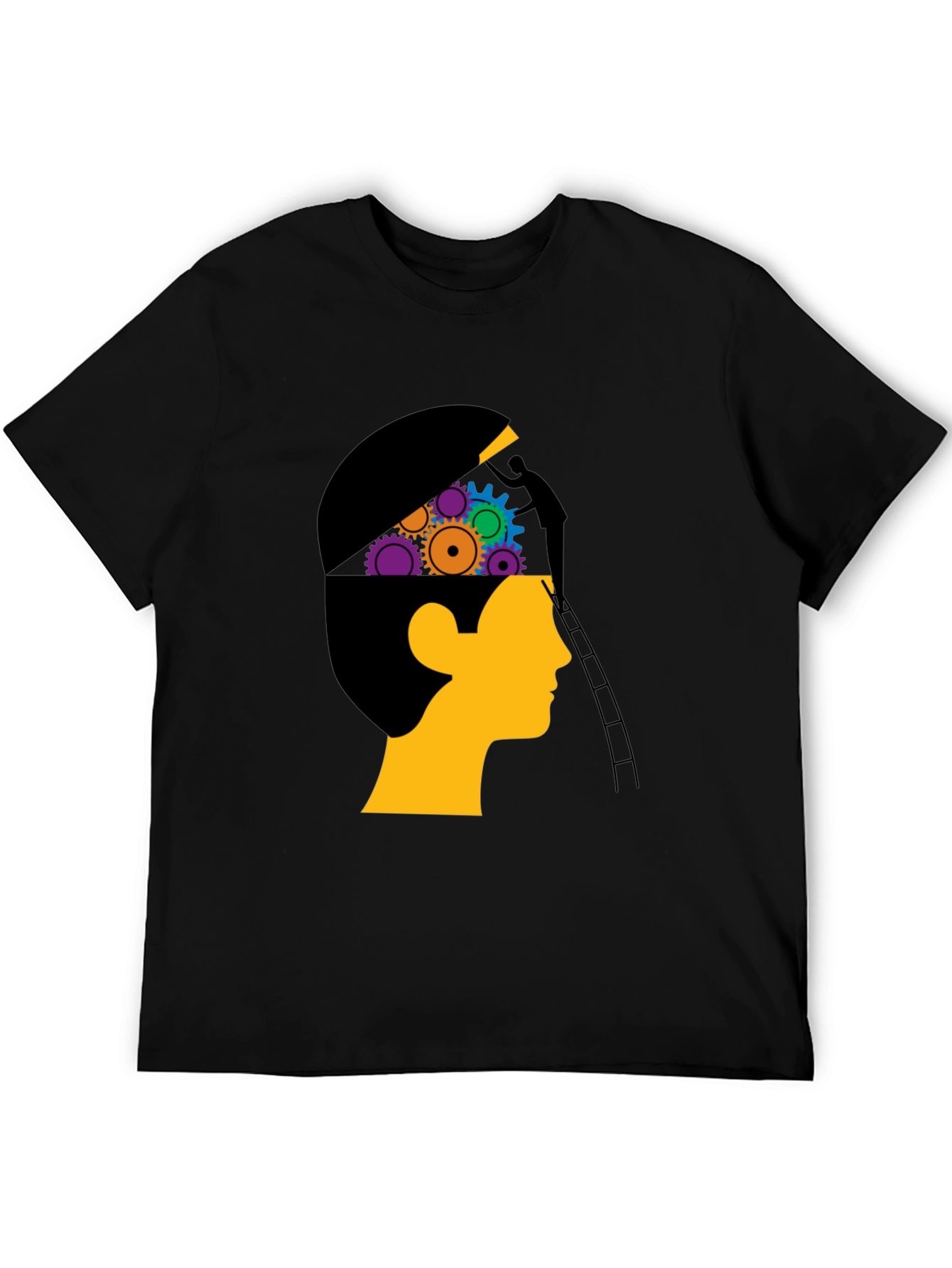 Creative Thinking Black T-Shirt